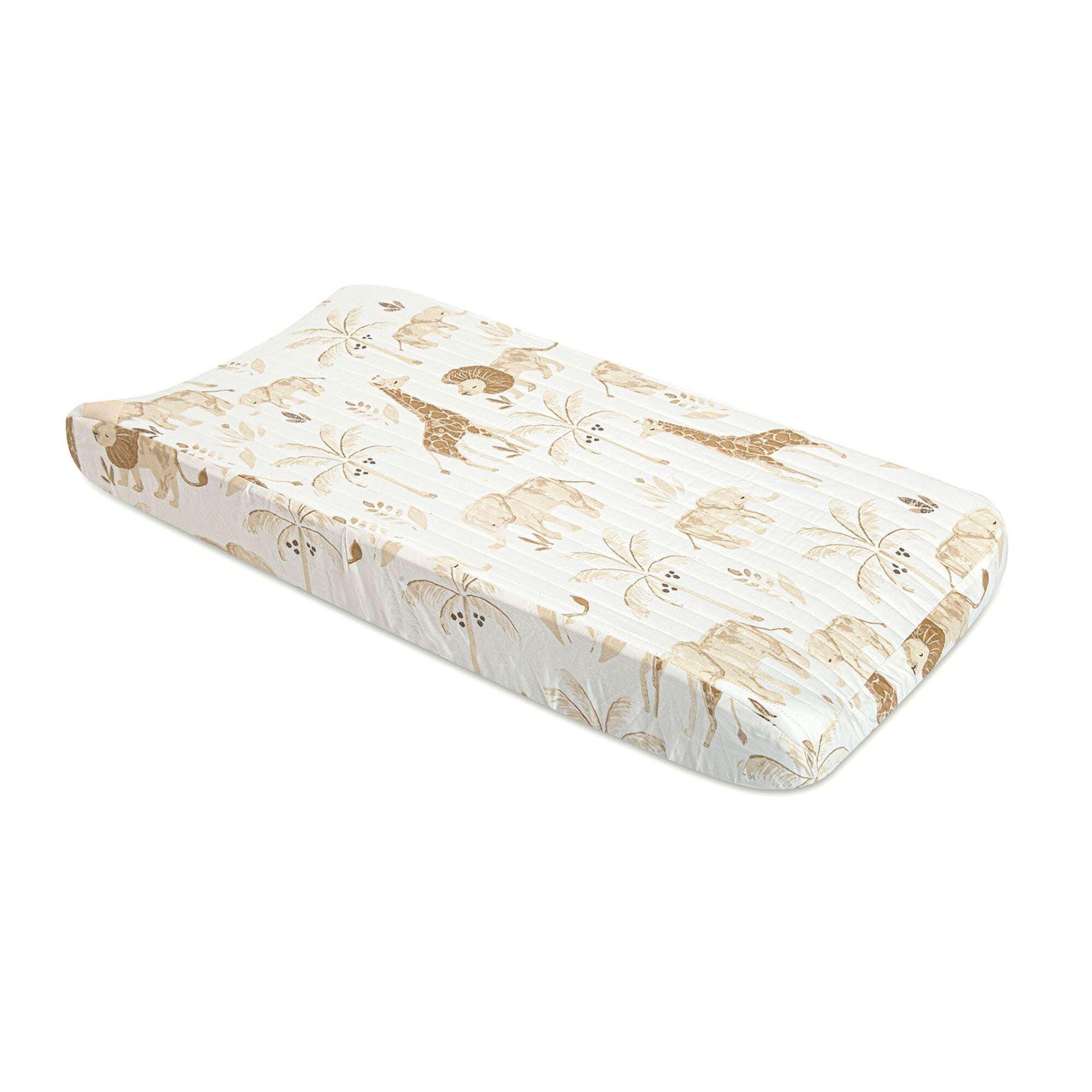 Crane Baby  Kendi Safari Changing Pad Cover, , large