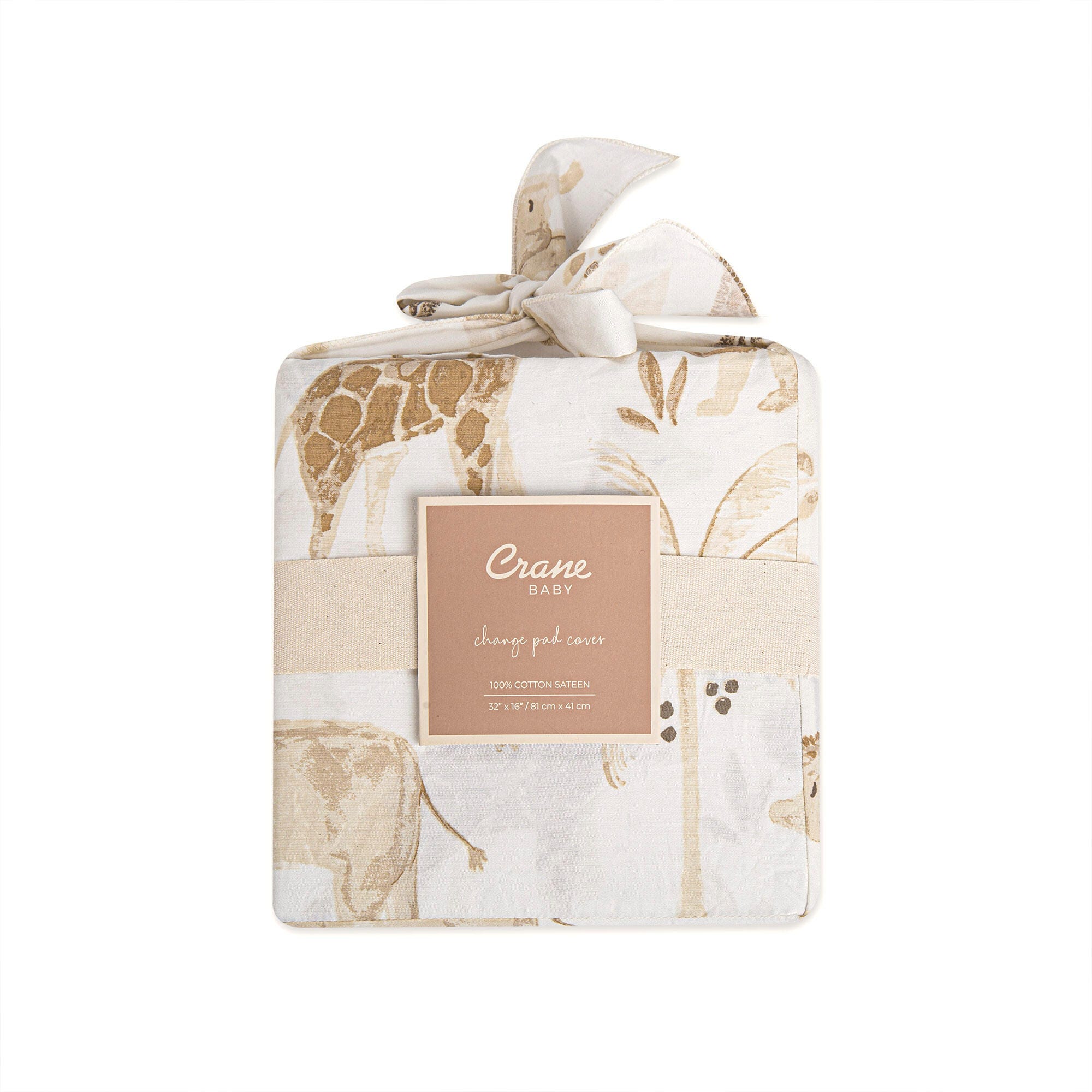Crane Baby  Kendi Safari Changing Pad Cover, , large