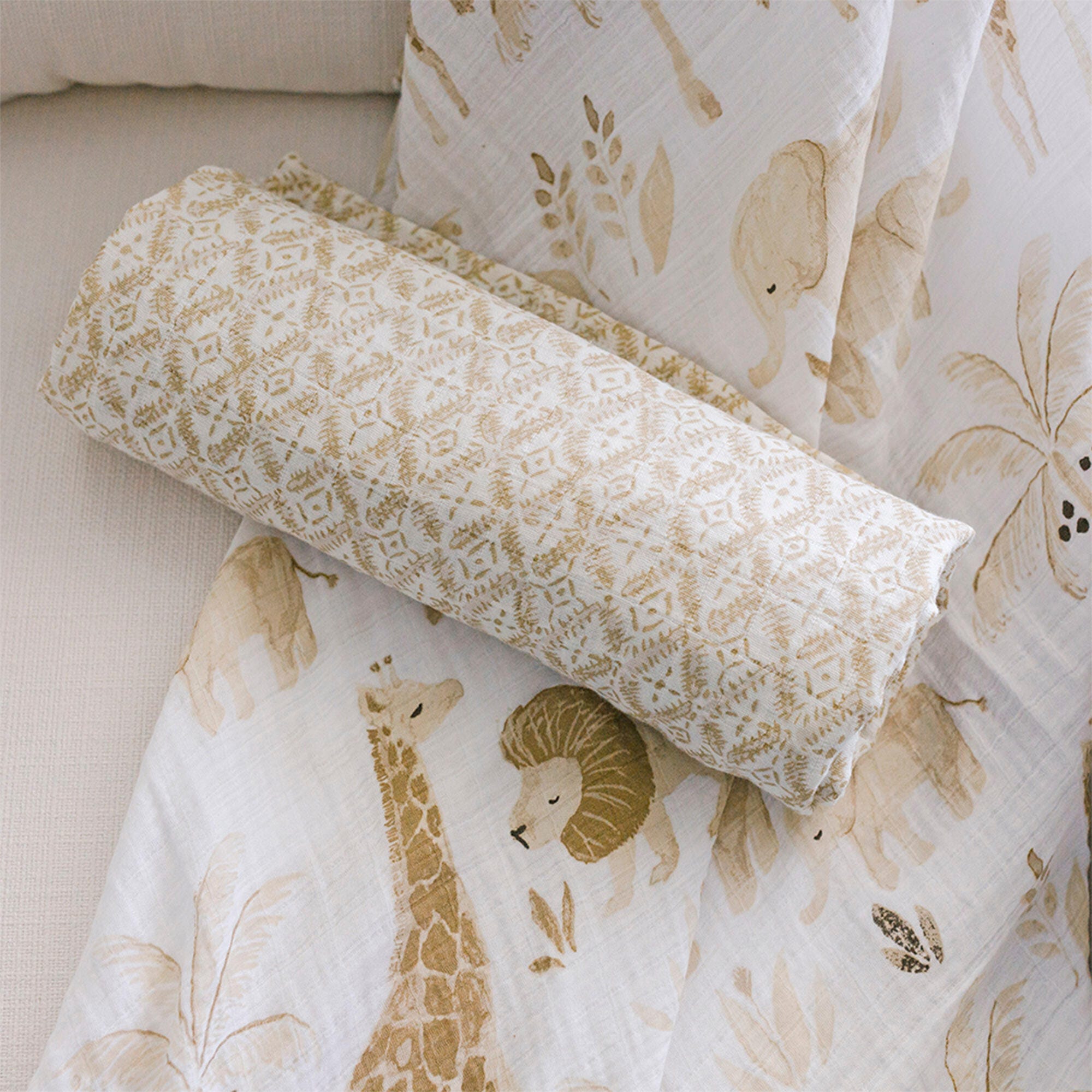 Crane Baby  Kendi Swaddle Wrap (Set of 2), , large