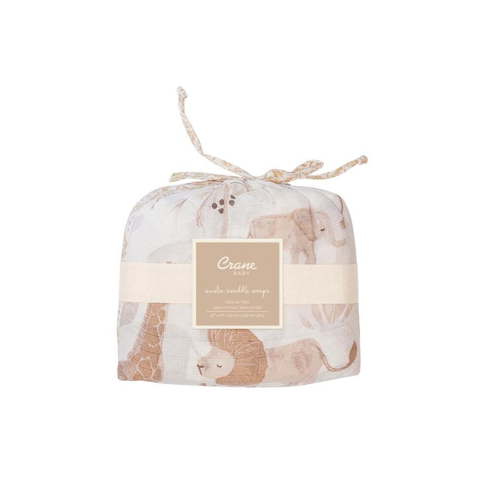 Crane Baby  Kendi Swaddle Wrap (Set of 2), , large