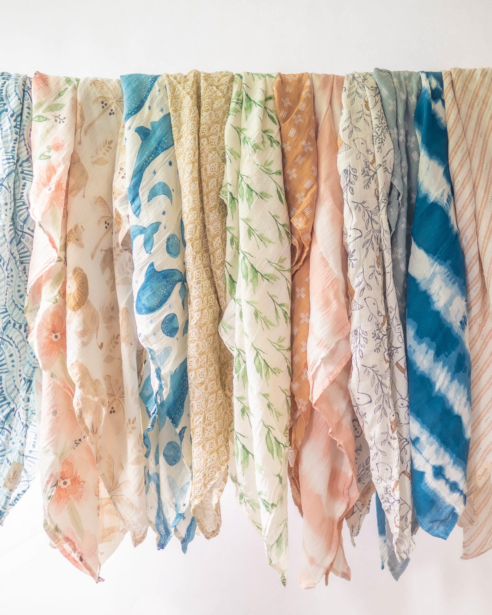 Crane Baby  Kendi Swaddle Wrap (Set of 2), , large