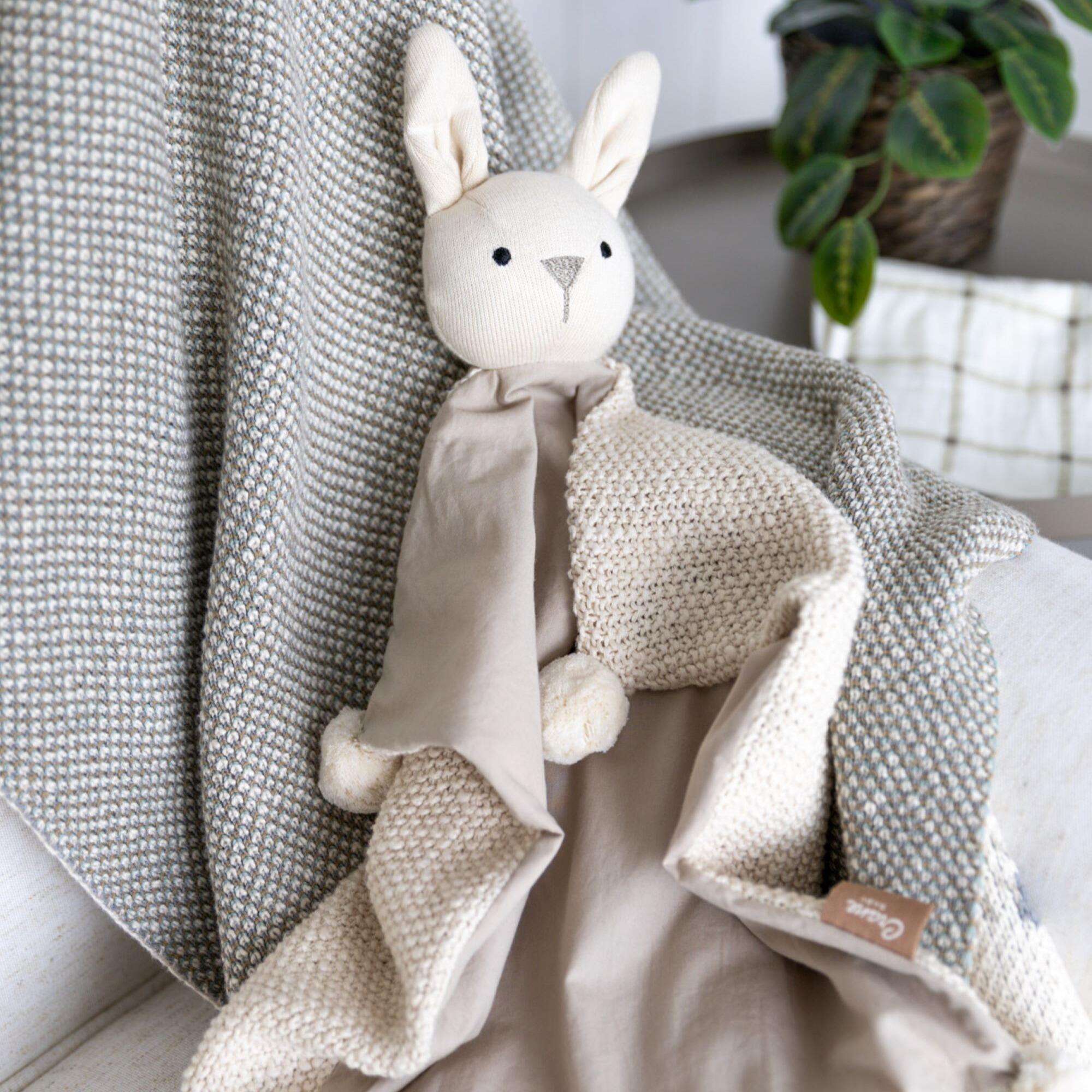 Crane Baby Avery Baby Bunny Blanket, , large