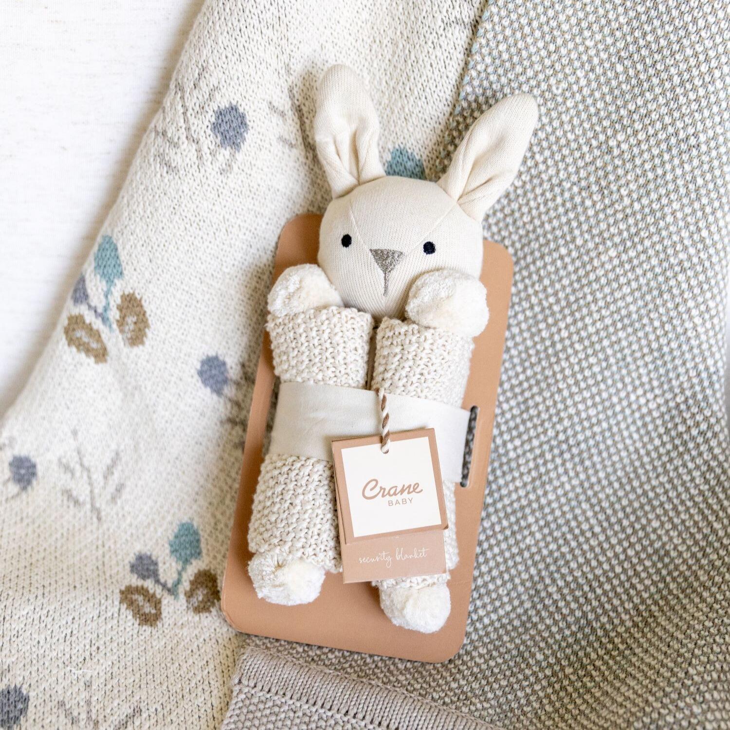 Crane Baby Avery Baby Bunny Blanket, , large