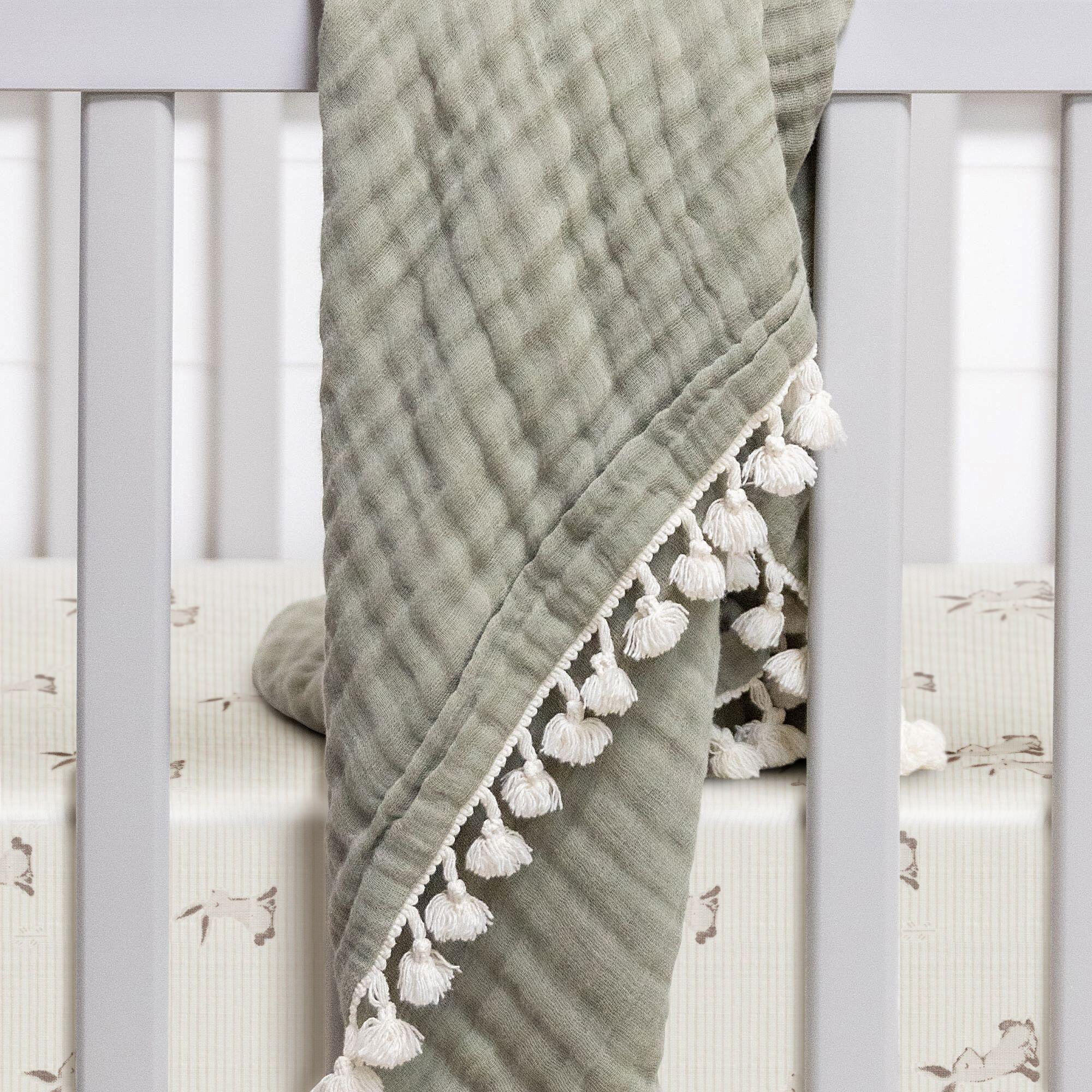 Crane Baby Avery Crib Sheet, , large