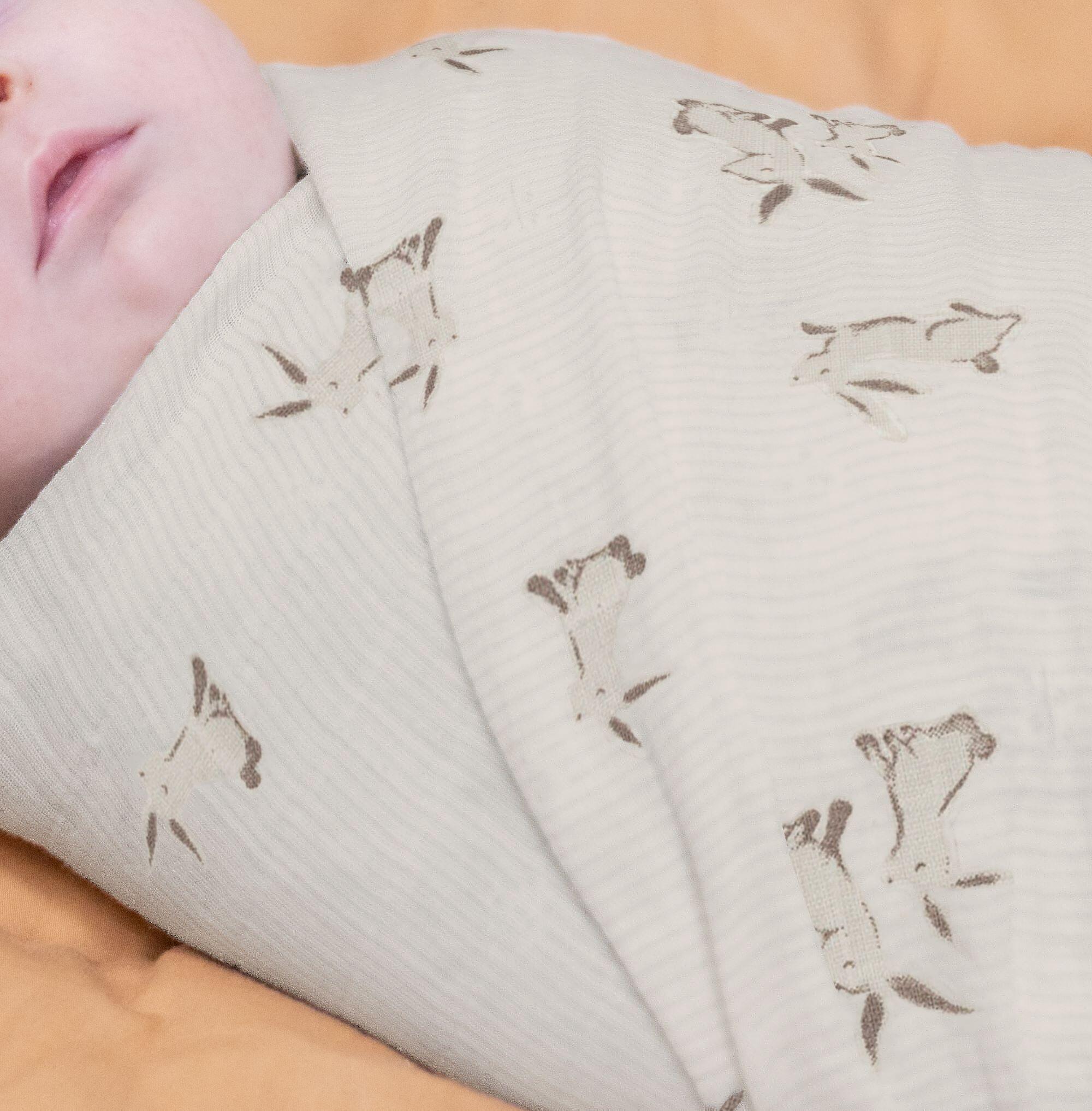 Crane Baby Avery Swaddle Wrap, , large
