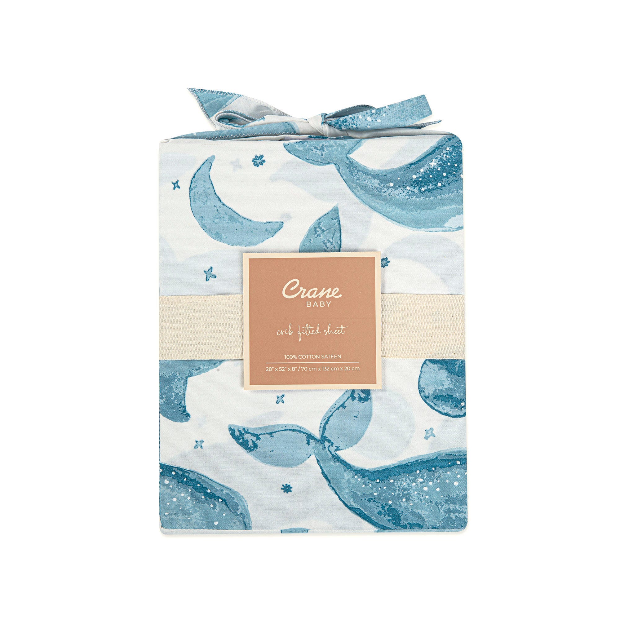 Crane Baby Caspian Crib Sheet, , large