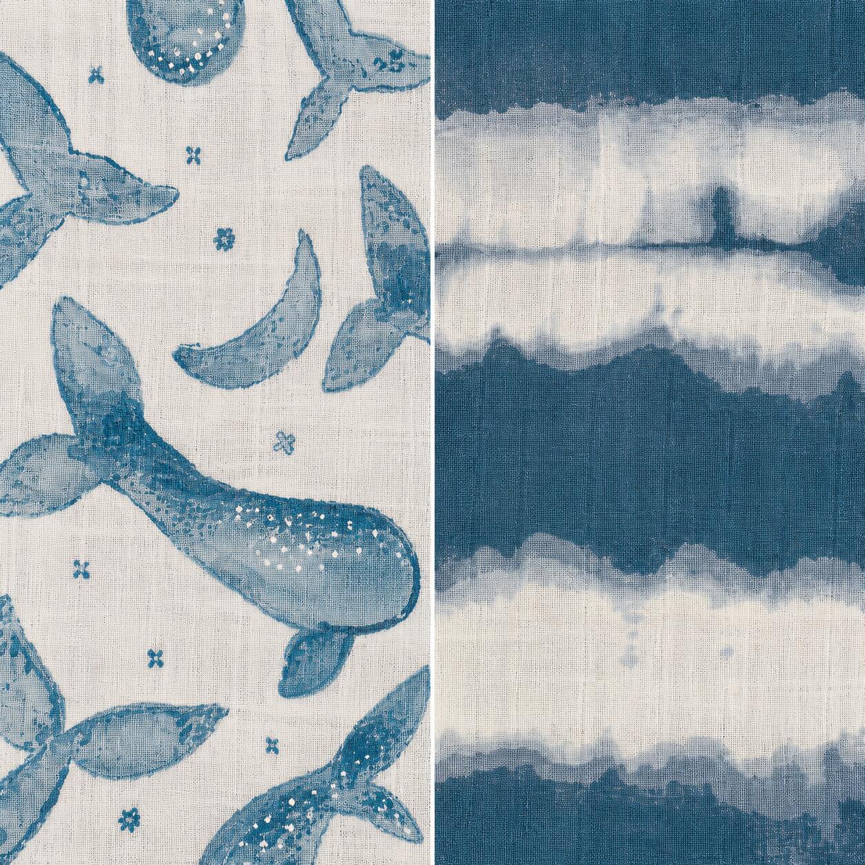 Crane Baby Caspian Swaddle Wrap (Set of 2), , large