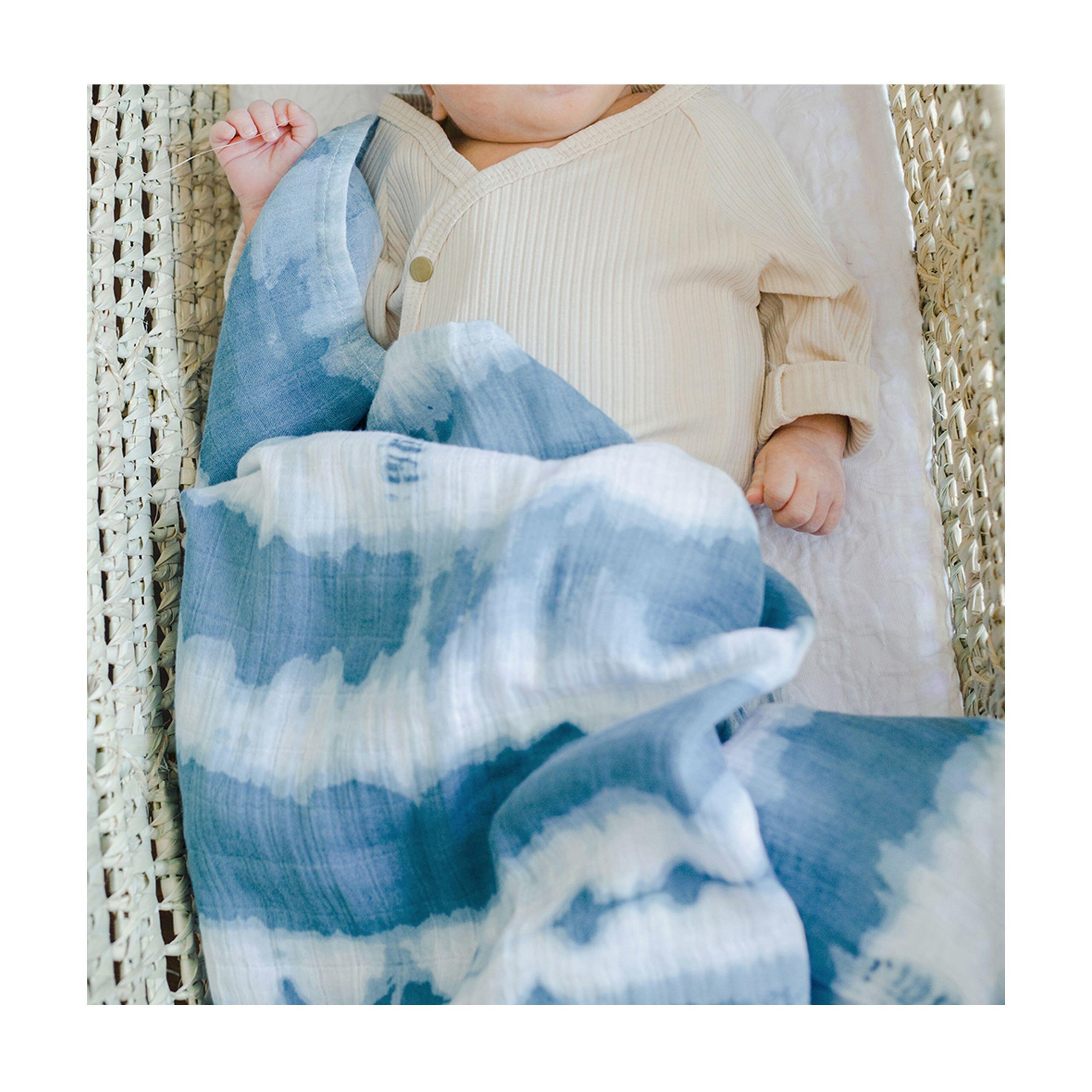Crane Baby Caspian Swaddle Wrap (Set of 2), , large