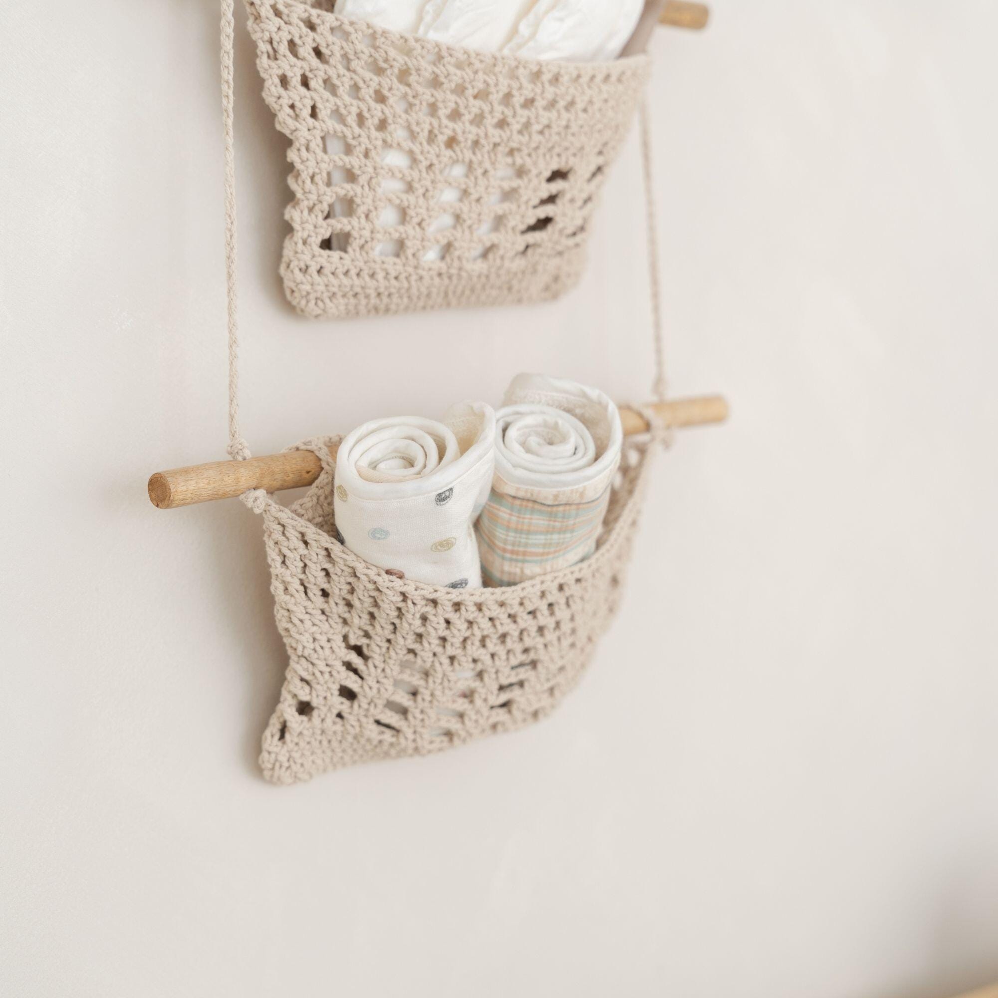 Crane Baby Charlie 3-Tier Wall Hanging Toy Storage Organizer, , large