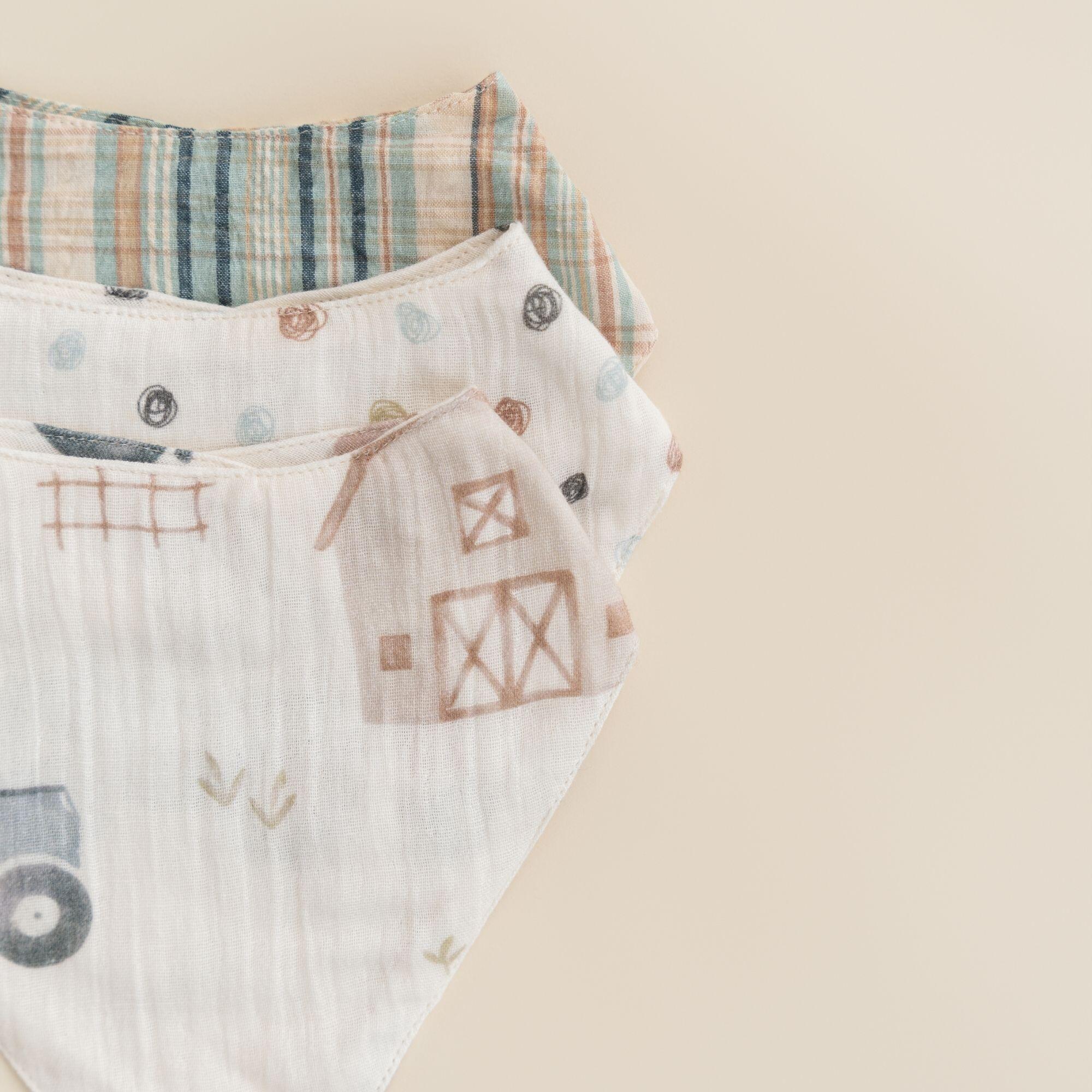 Crane Baby Charlie Baby Bib (Set of 3), , large