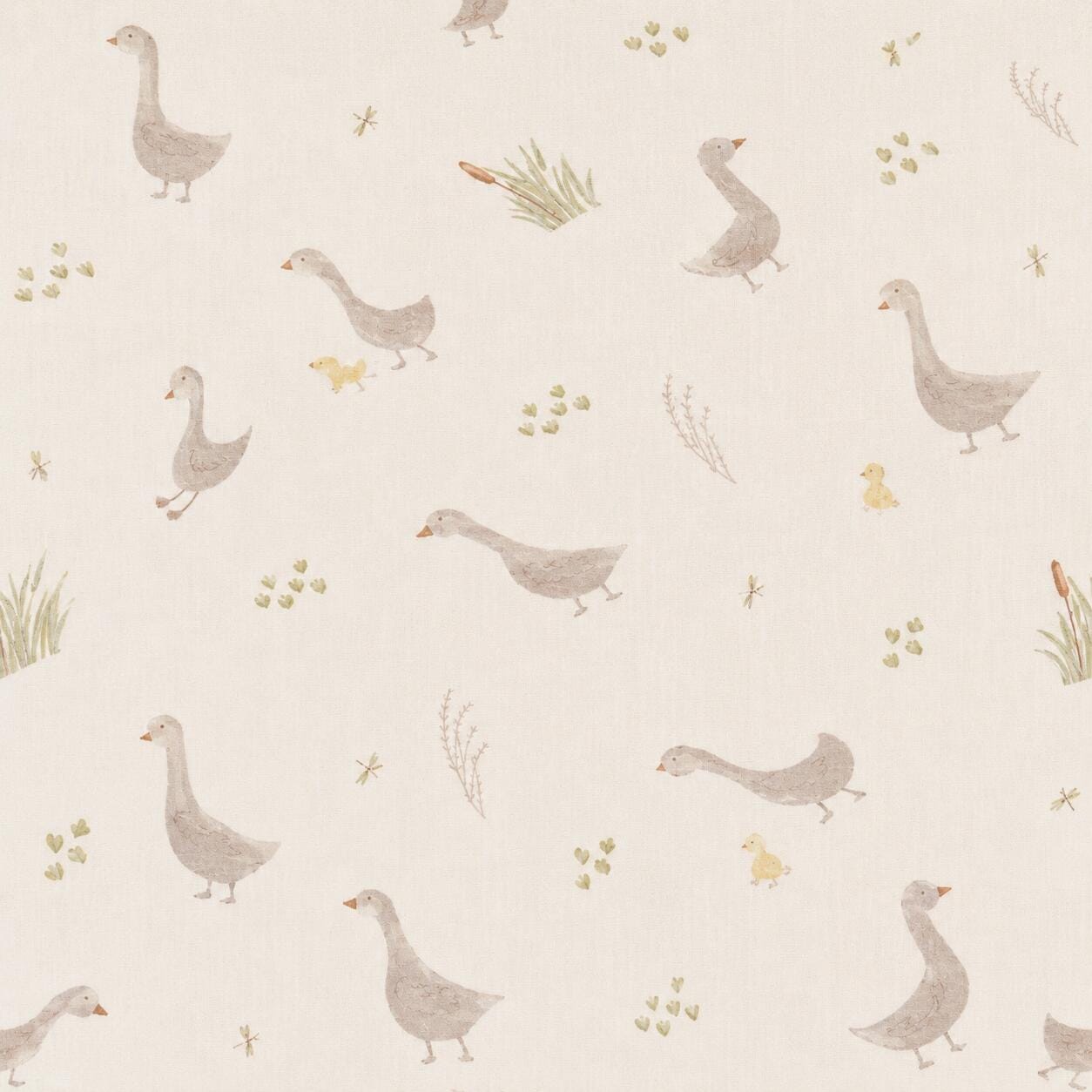 Crane Baby Charlie Goose Crib Sheet, , swatch