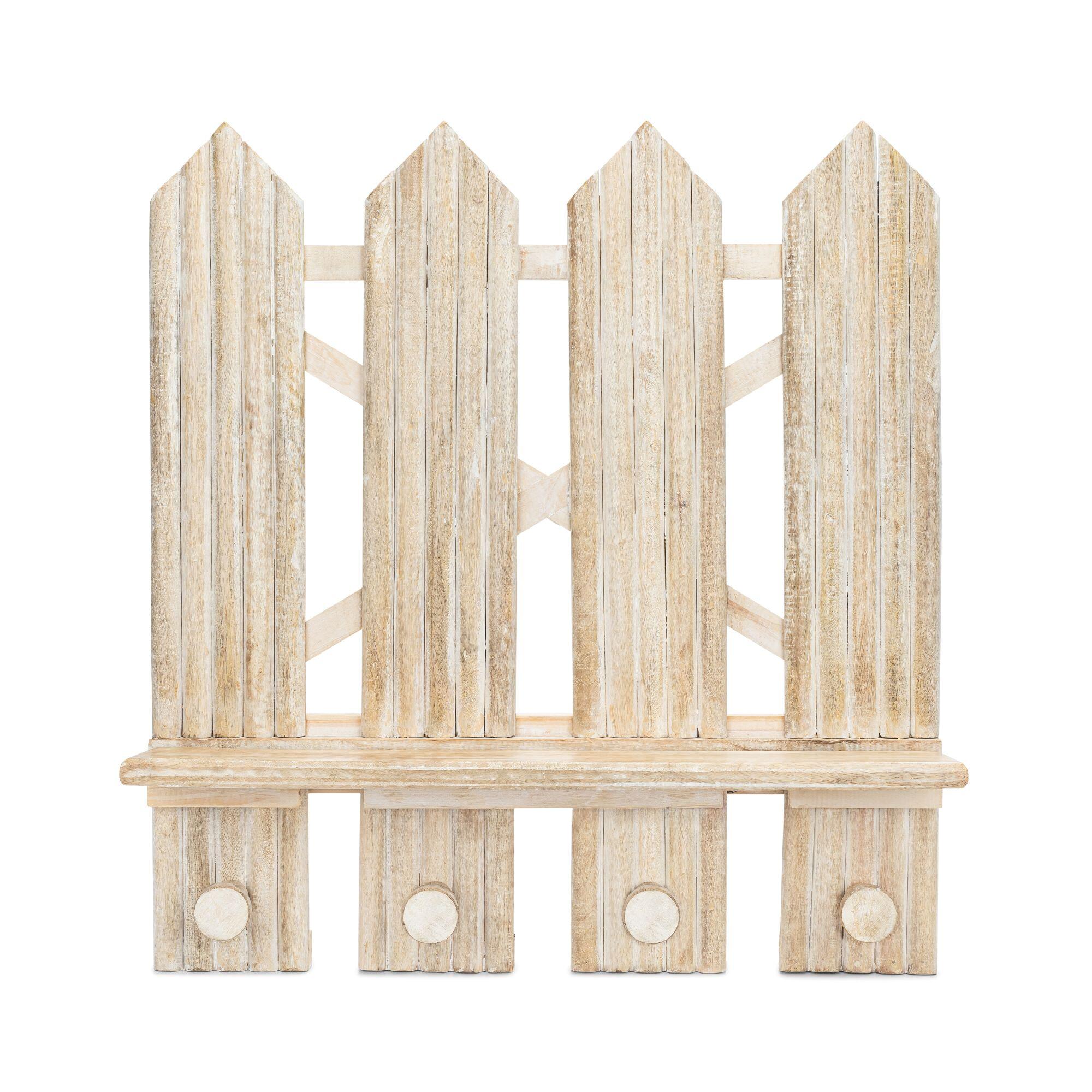 Crane Baby Charlie Nursery Fence Wall Shelf, , large