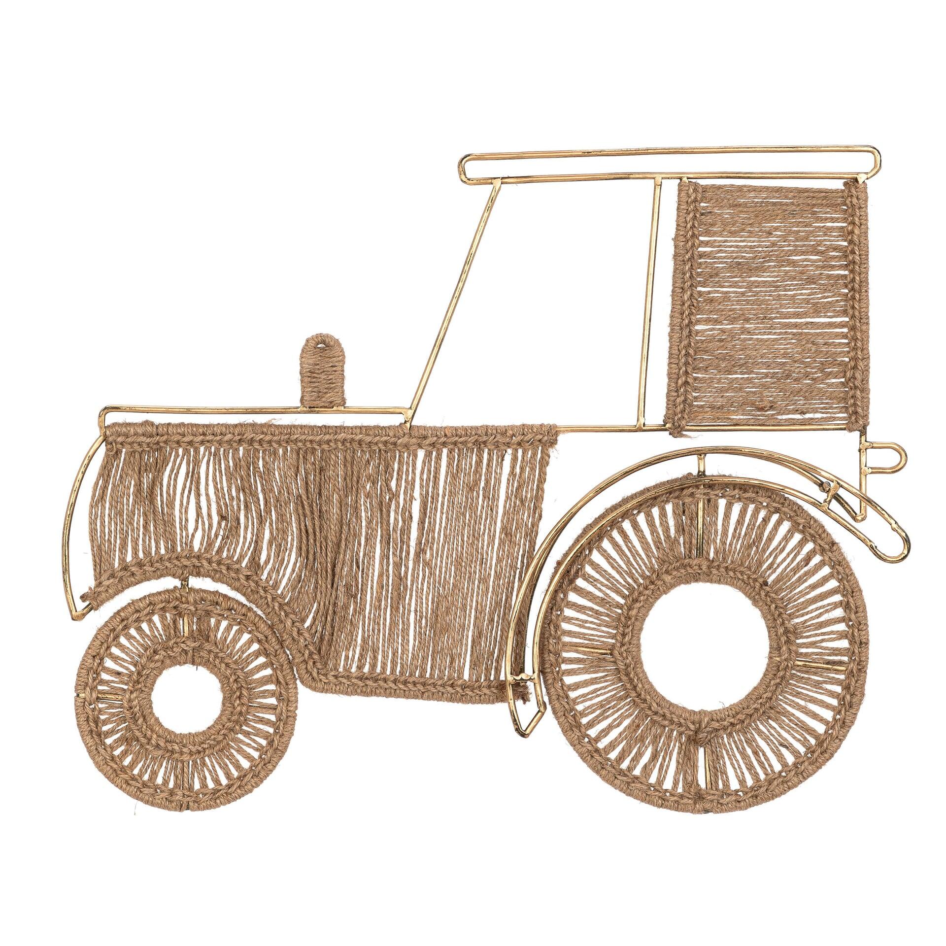 Crane Baby Charlie Nursery Tractor Wall Decor, , large