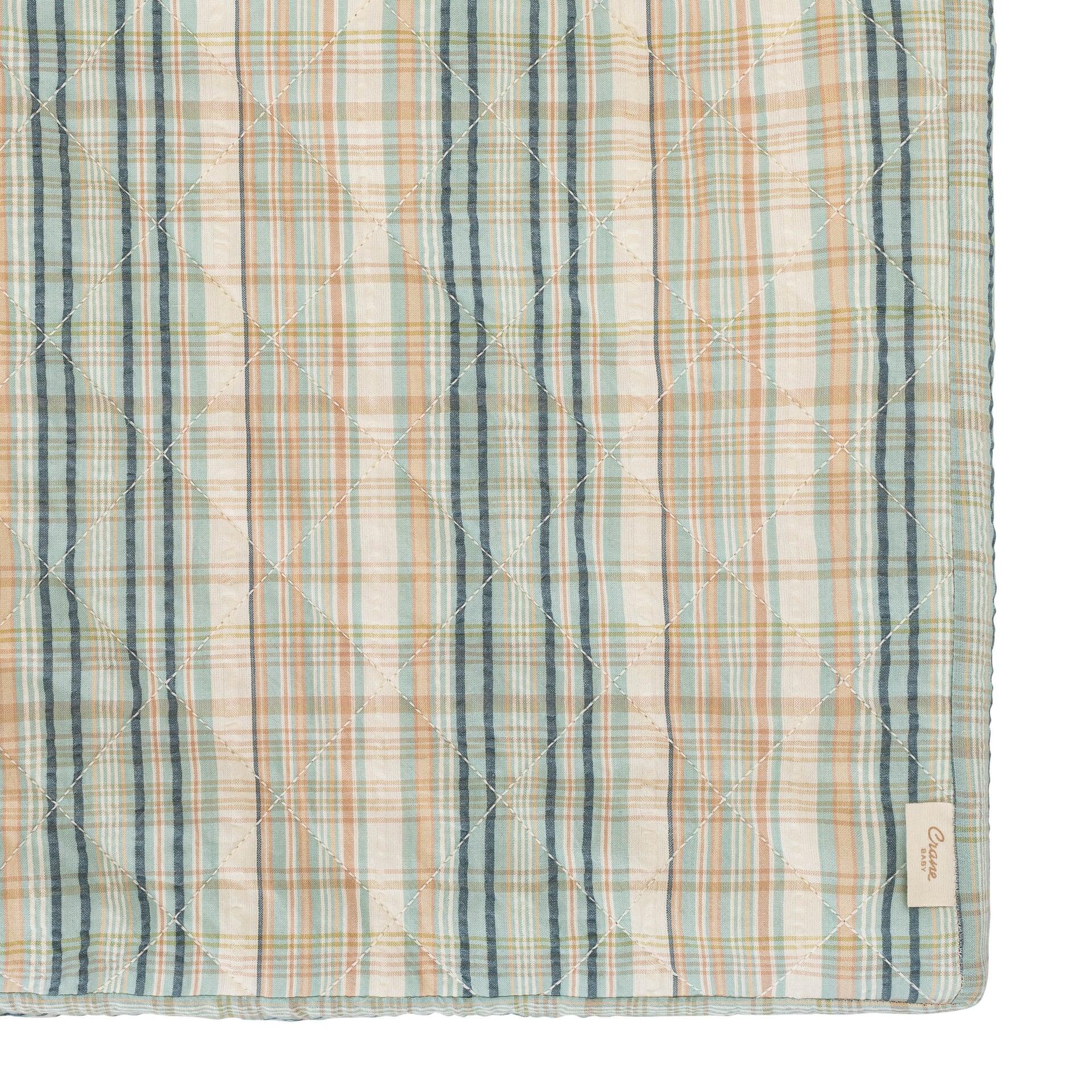 Crane Baby Charlie Quilted Changing Pad Cover, , large