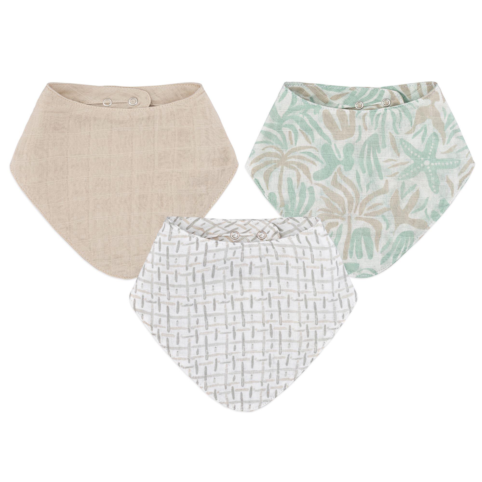 Crane Baby Cove Baby Bib (Set of 3), , large