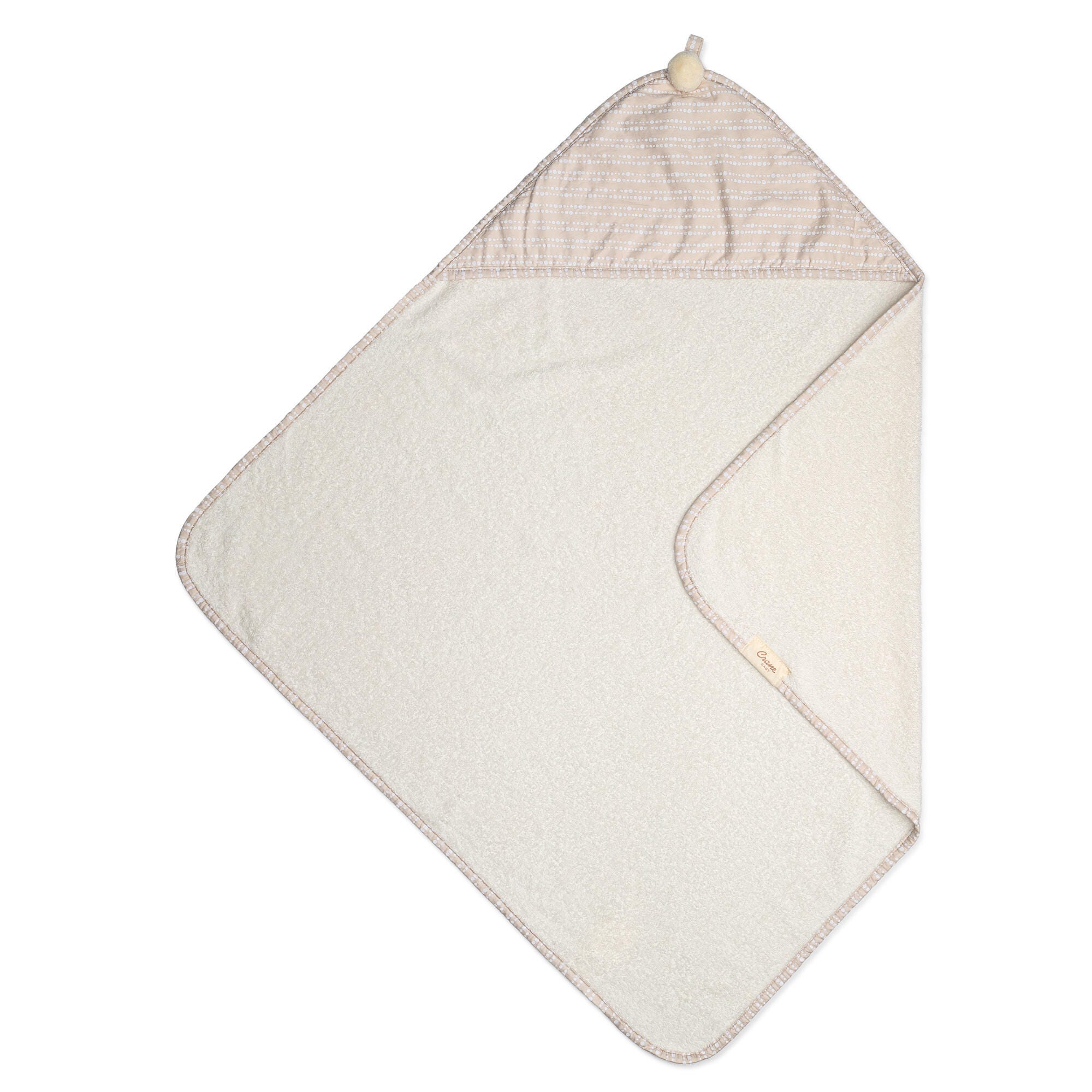 Crane Baby Cove Baby Hooded Towel, , large