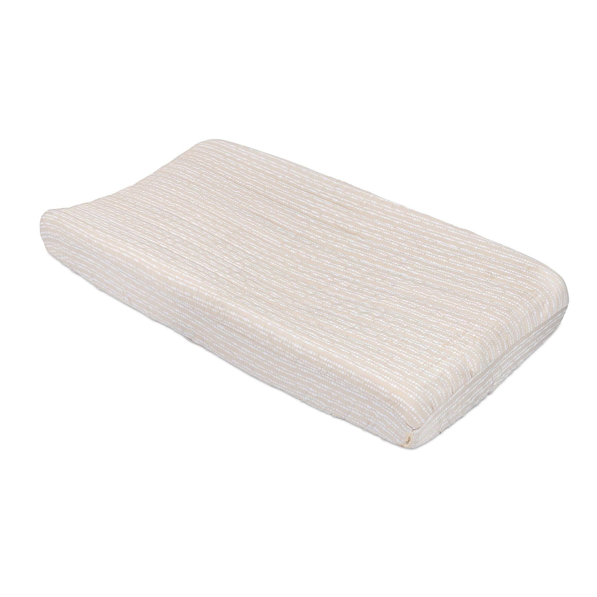 Crane Baby Cove Neutral Dot Change Pad Cover, , large