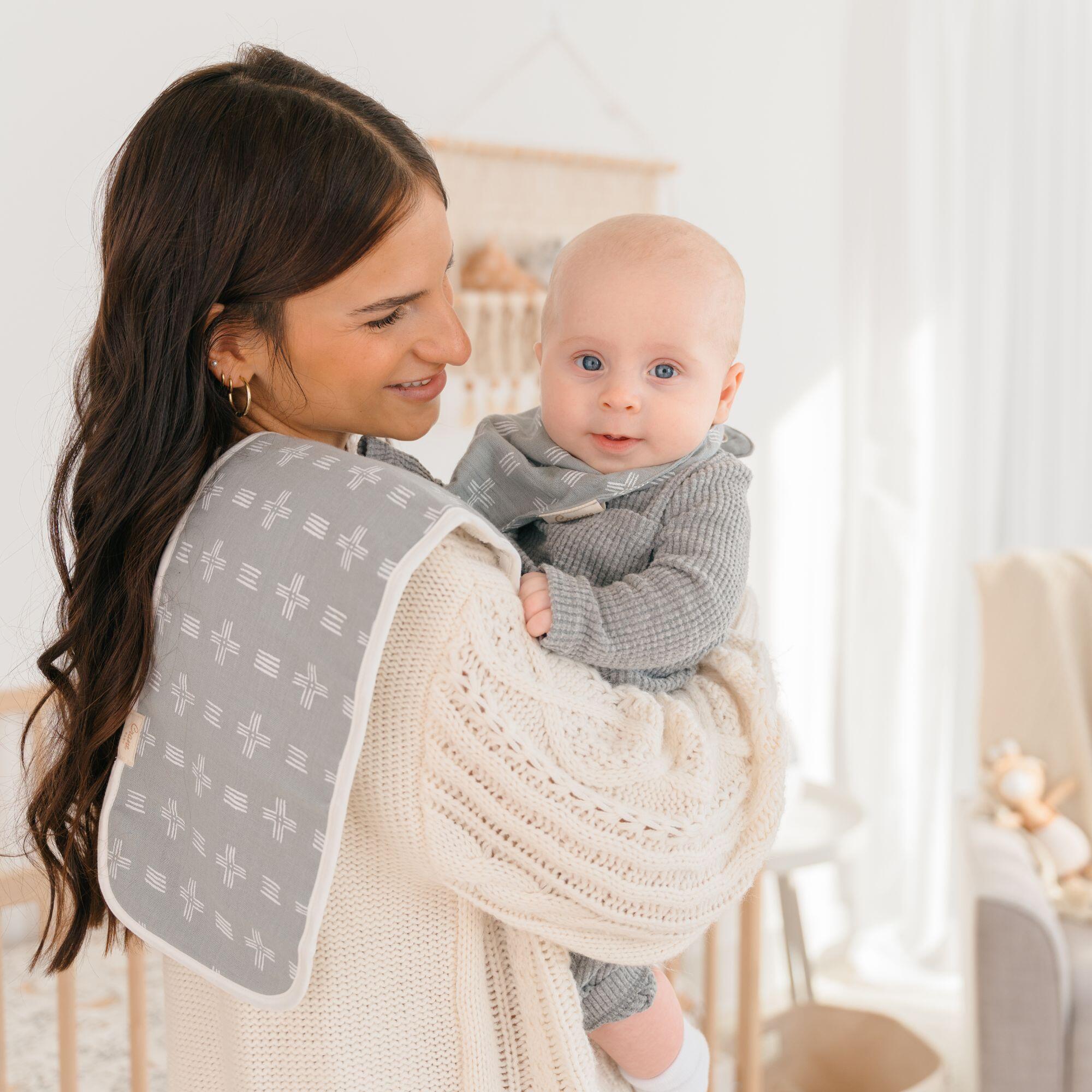 Crane Baby Ezra Burp Cloth (Set of 3), , large