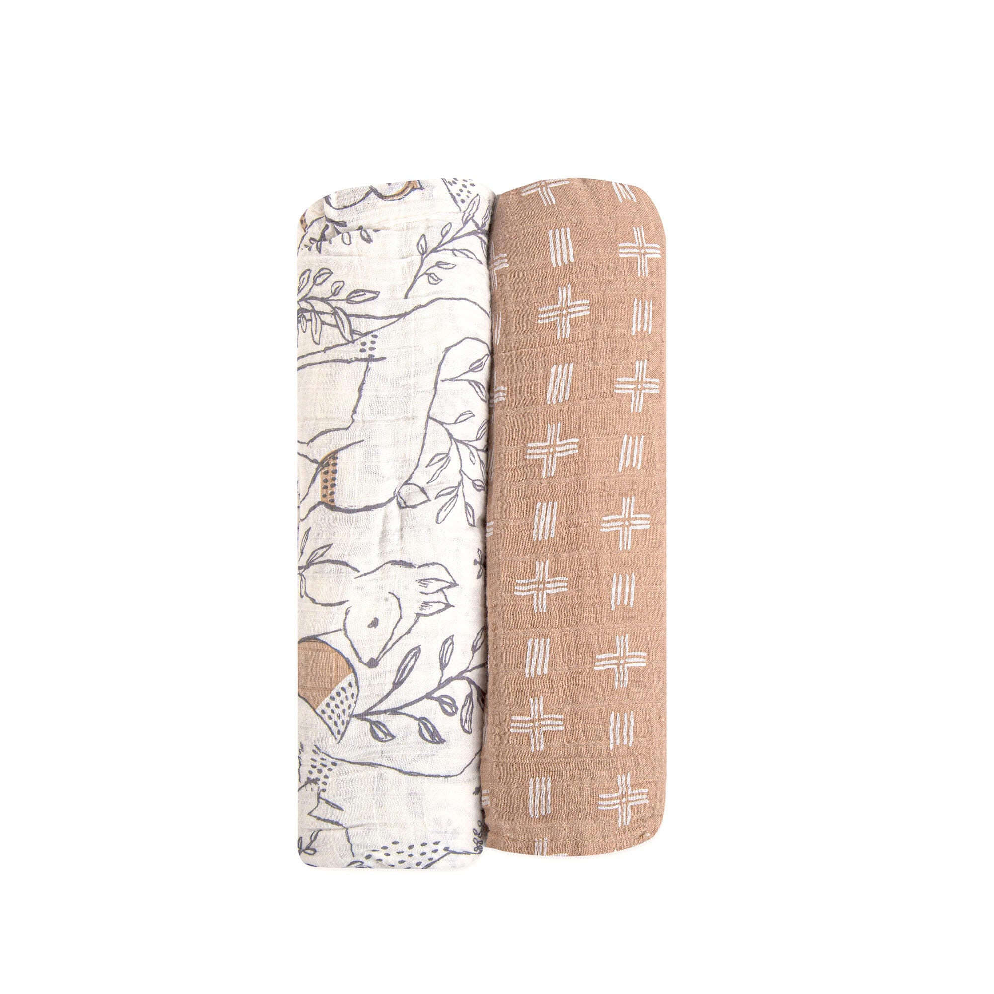 Crane Baby Ezra Swaddle Wrap (Set of 2), , large