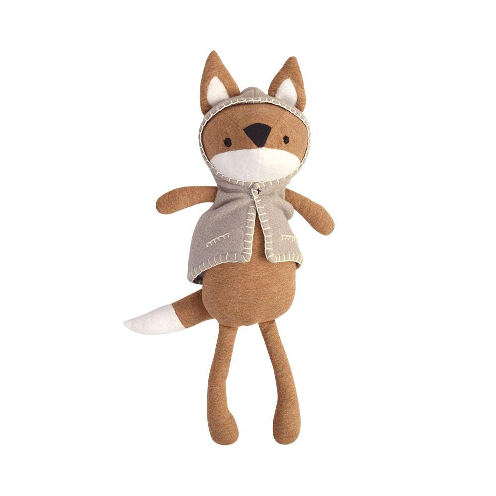 Crane Baby Frankie Fox Kids Plush Toy, , large
