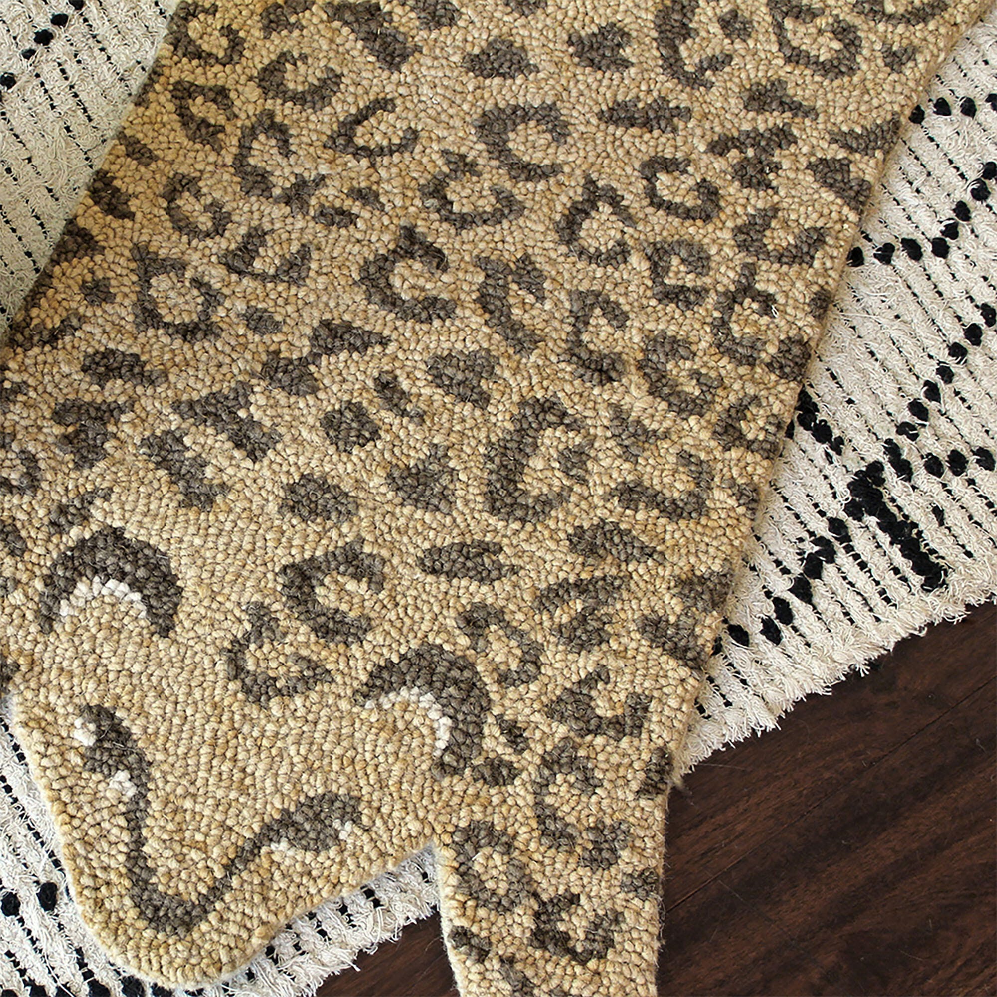 Crane Baby Leopard 2' x 3' Area Rug, , large