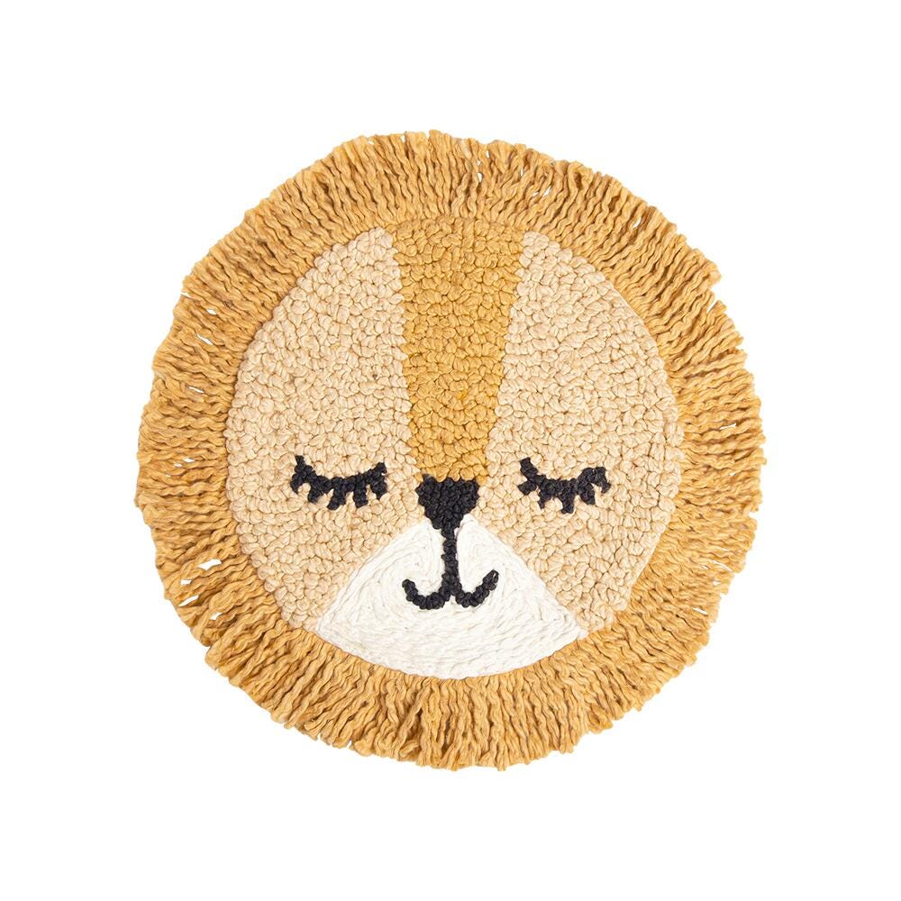 Crane Baby Lion Nursery Decorative Throw Pillow, , large