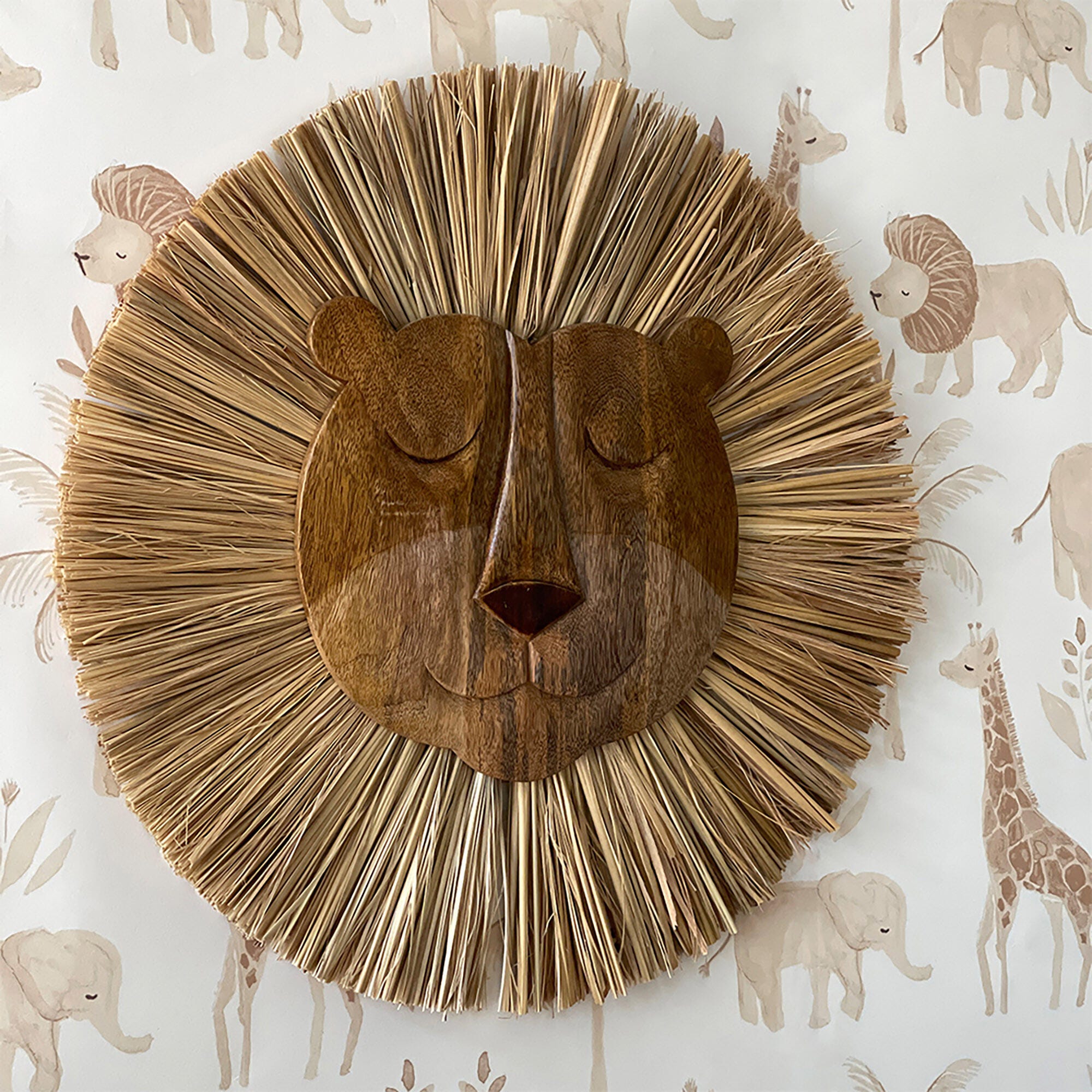 Crane Baby Lion Safari Wall Decor, , large
