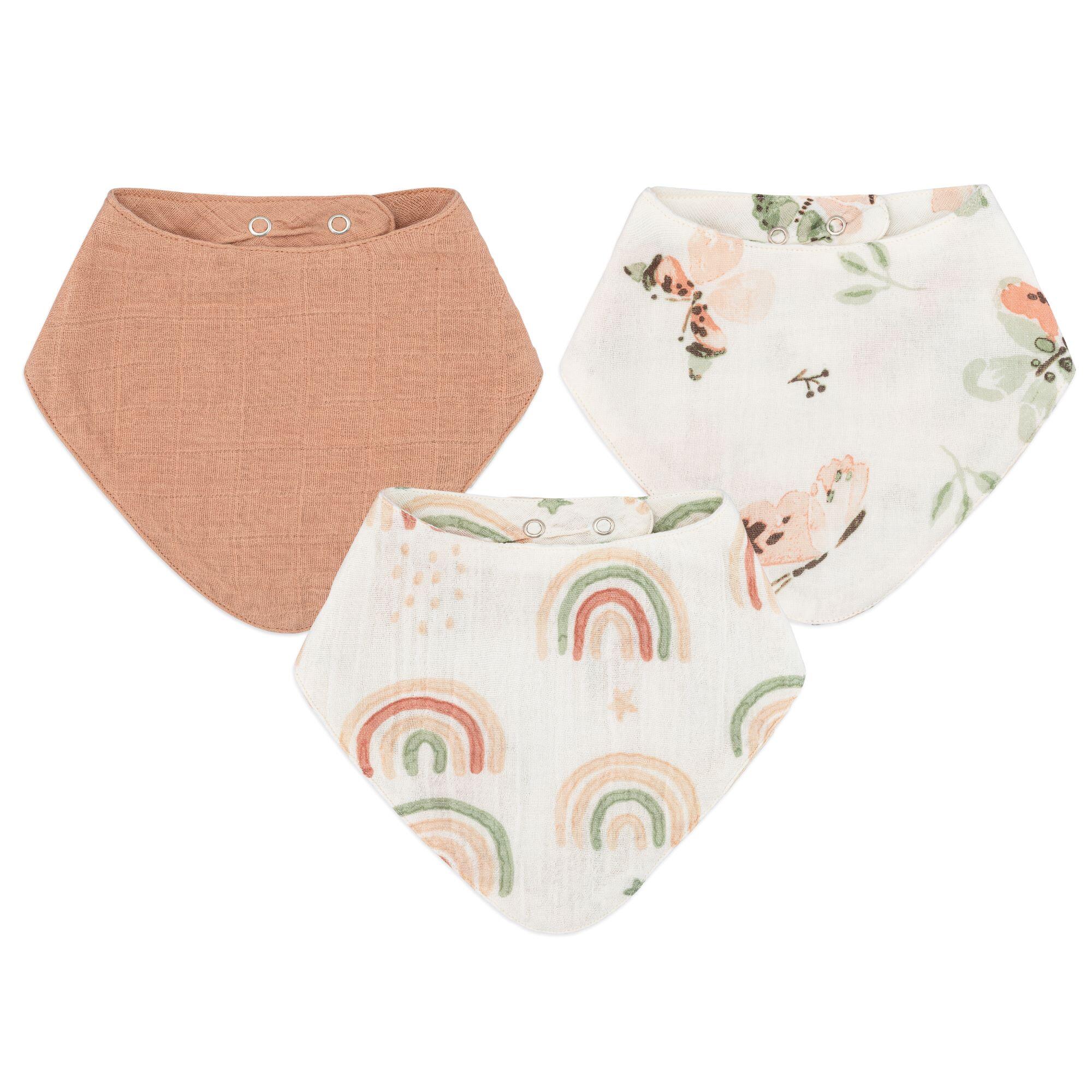 Crane Baby Parker Baby Bib (Set of 3), , large