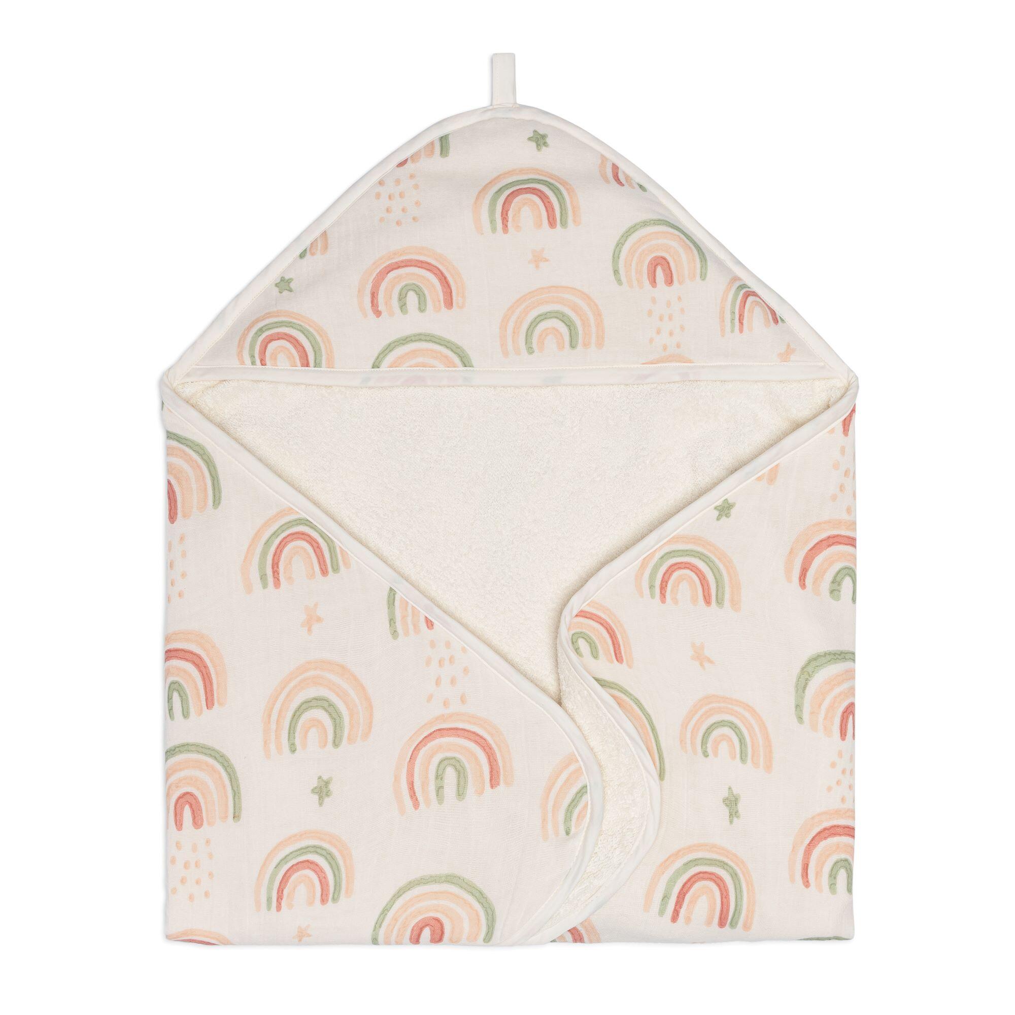 Crane Baby Parker Baby Hooded Towel, , large