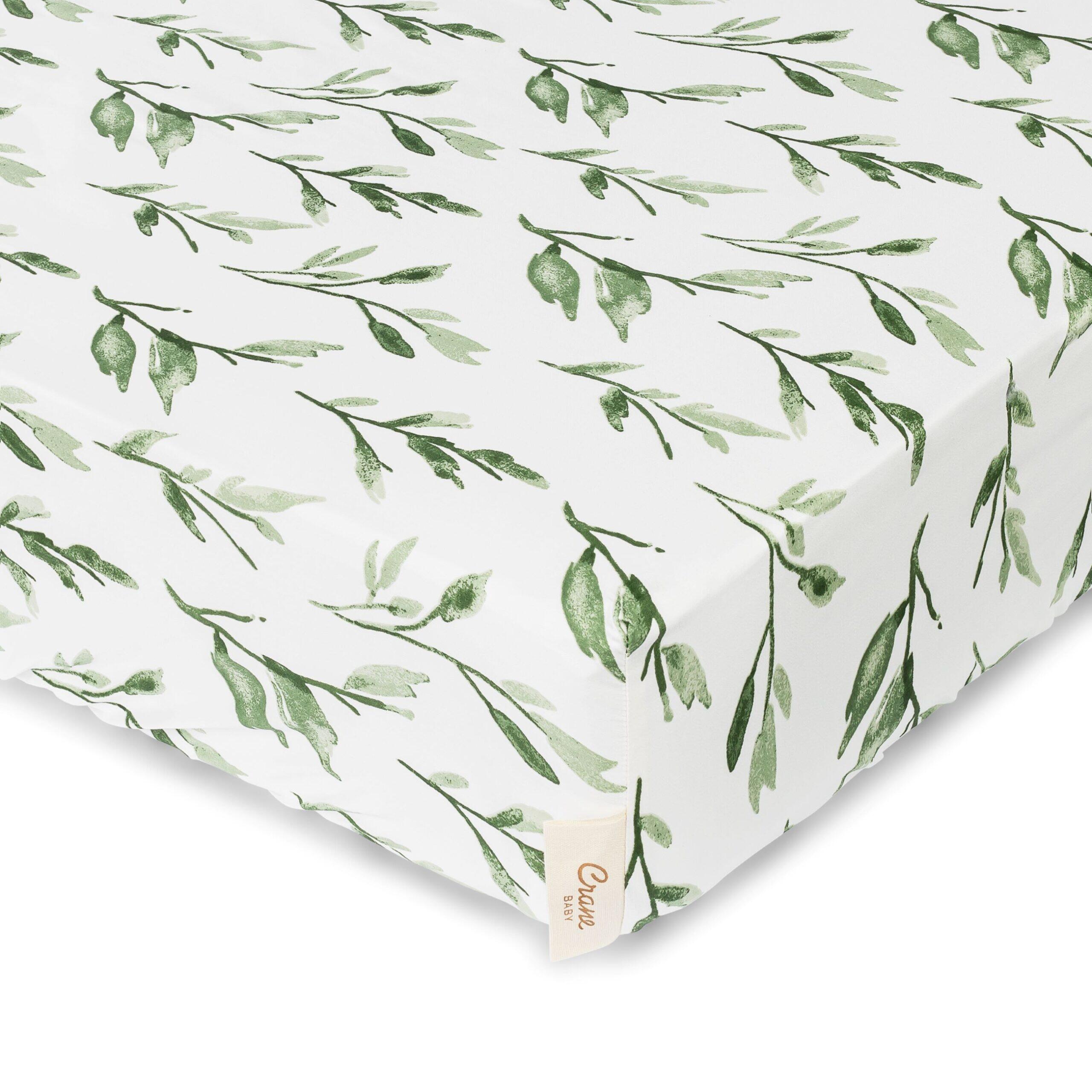Crane Baby Parker Fitted Crib Sheet, , large
