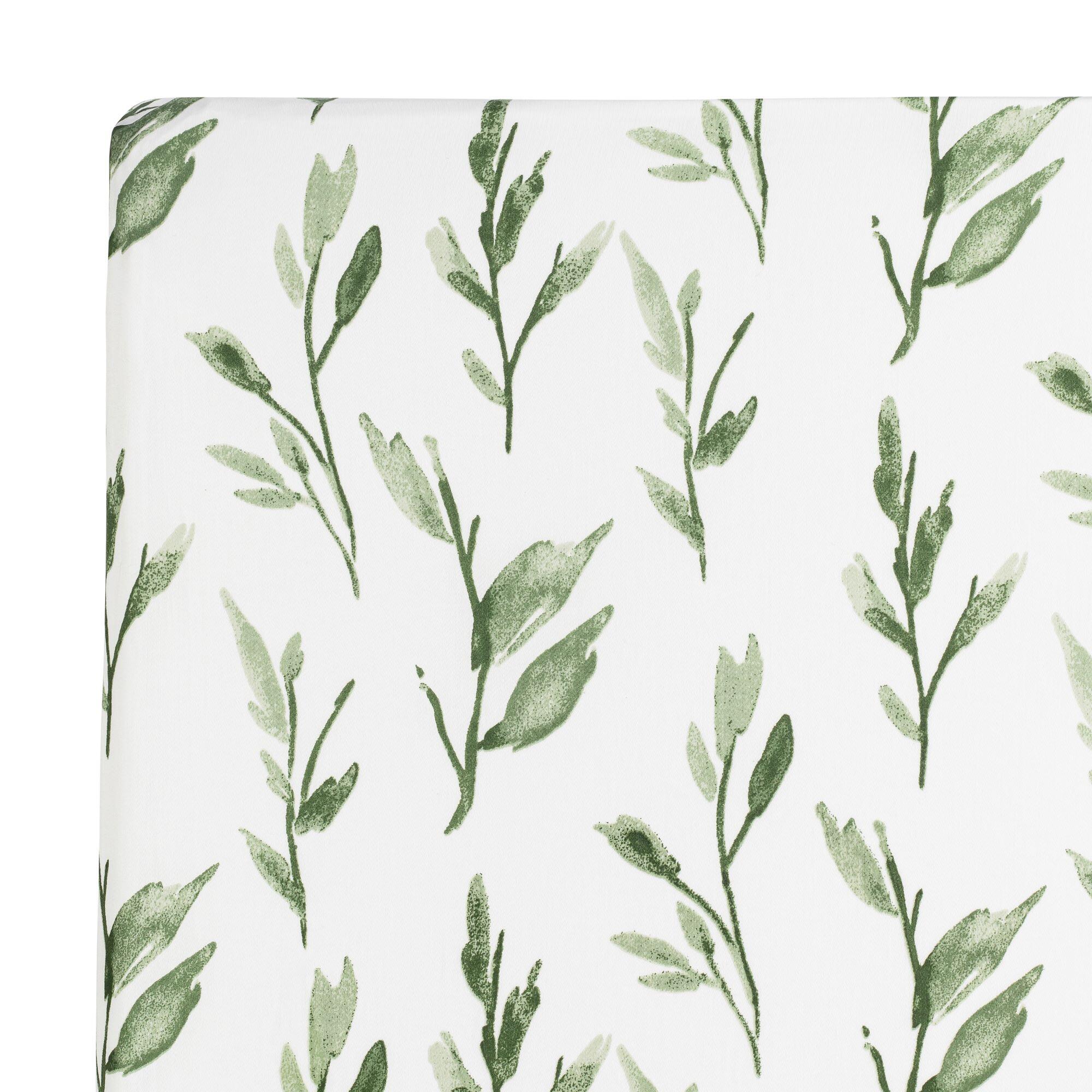 Crane Baby Parker Fitted Crib Sheet, , large