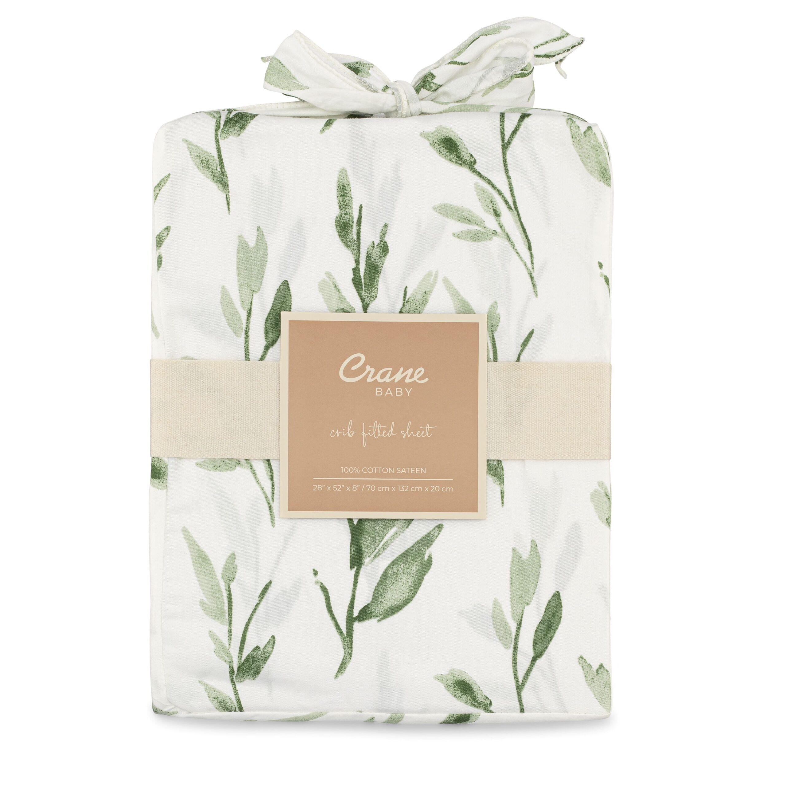 Crane Baby Parker Fitted Crib Sheet, , large