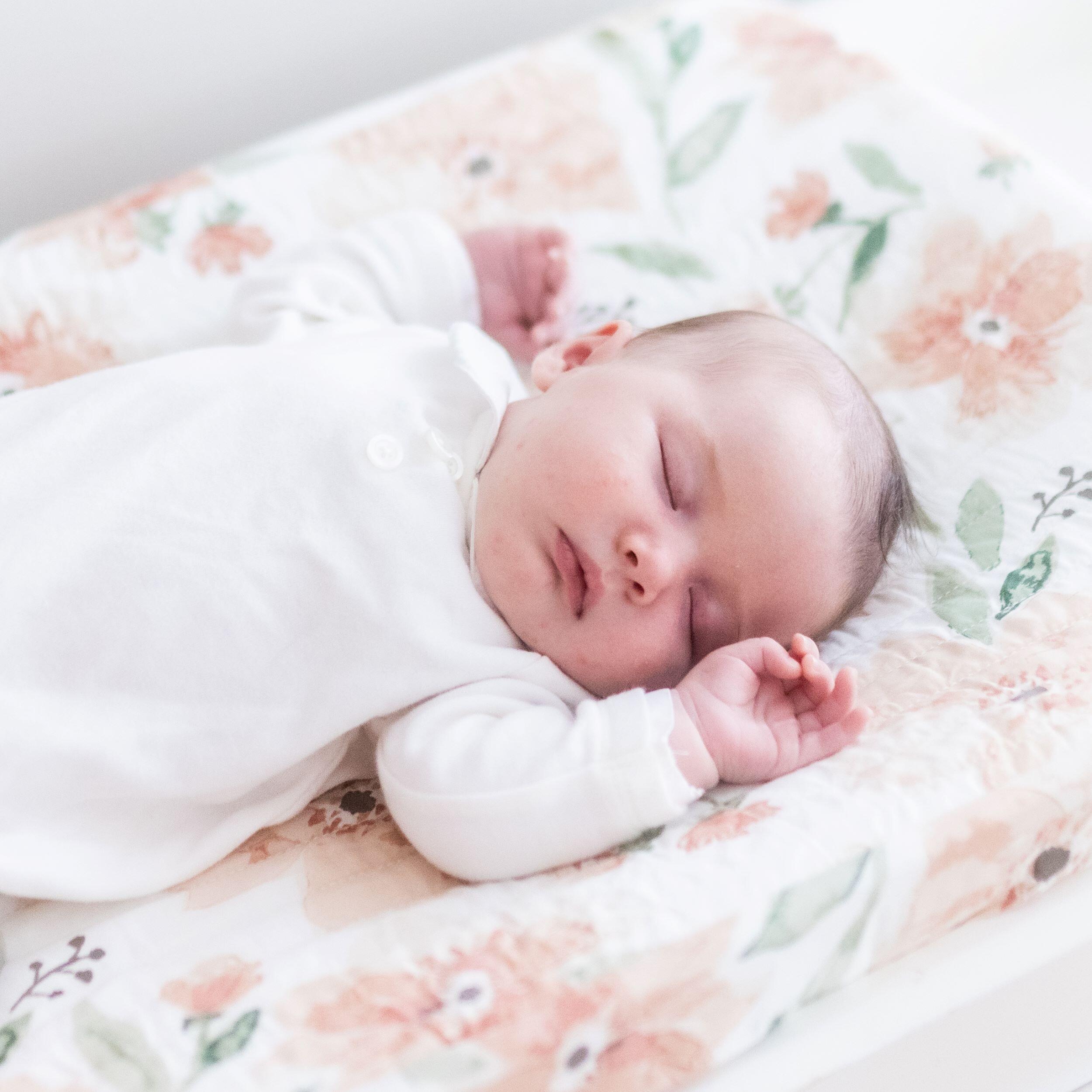 Crane Baby Parker Floral Changing Pad Cover, , rollover