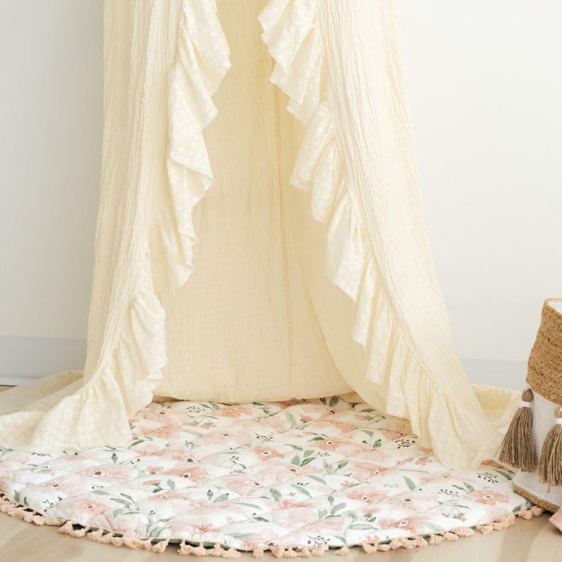 Crane Baby Parker Nursery Canopy, Beige