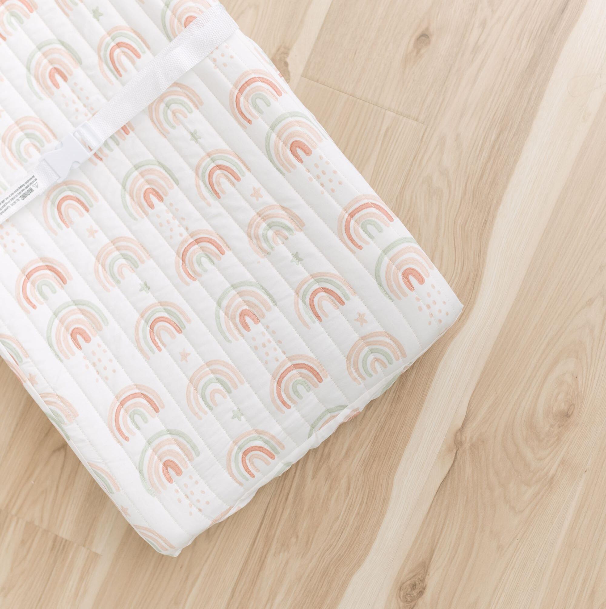 Crane Baby Parker Rainbow Change Pad Cover, , large