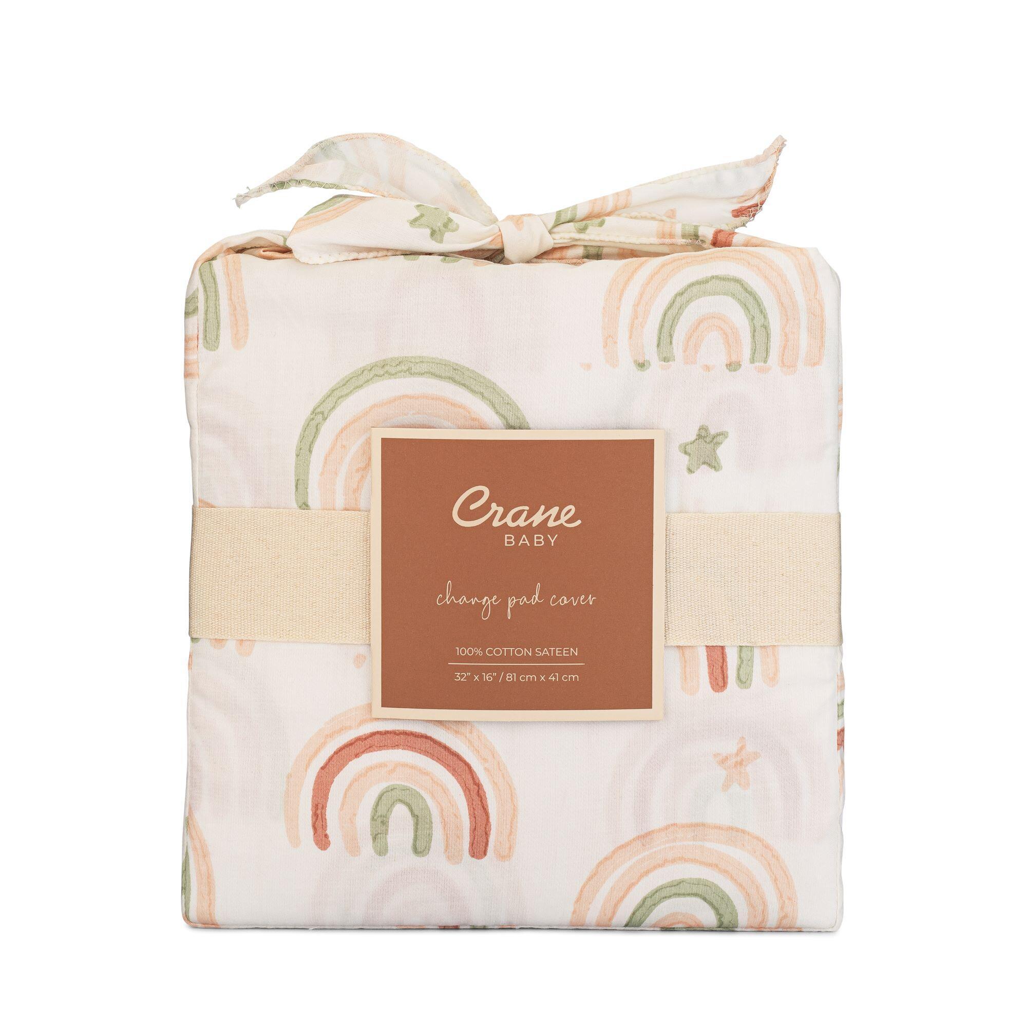 Crane Baby Parker Rainbow Change Pad Cover, , large