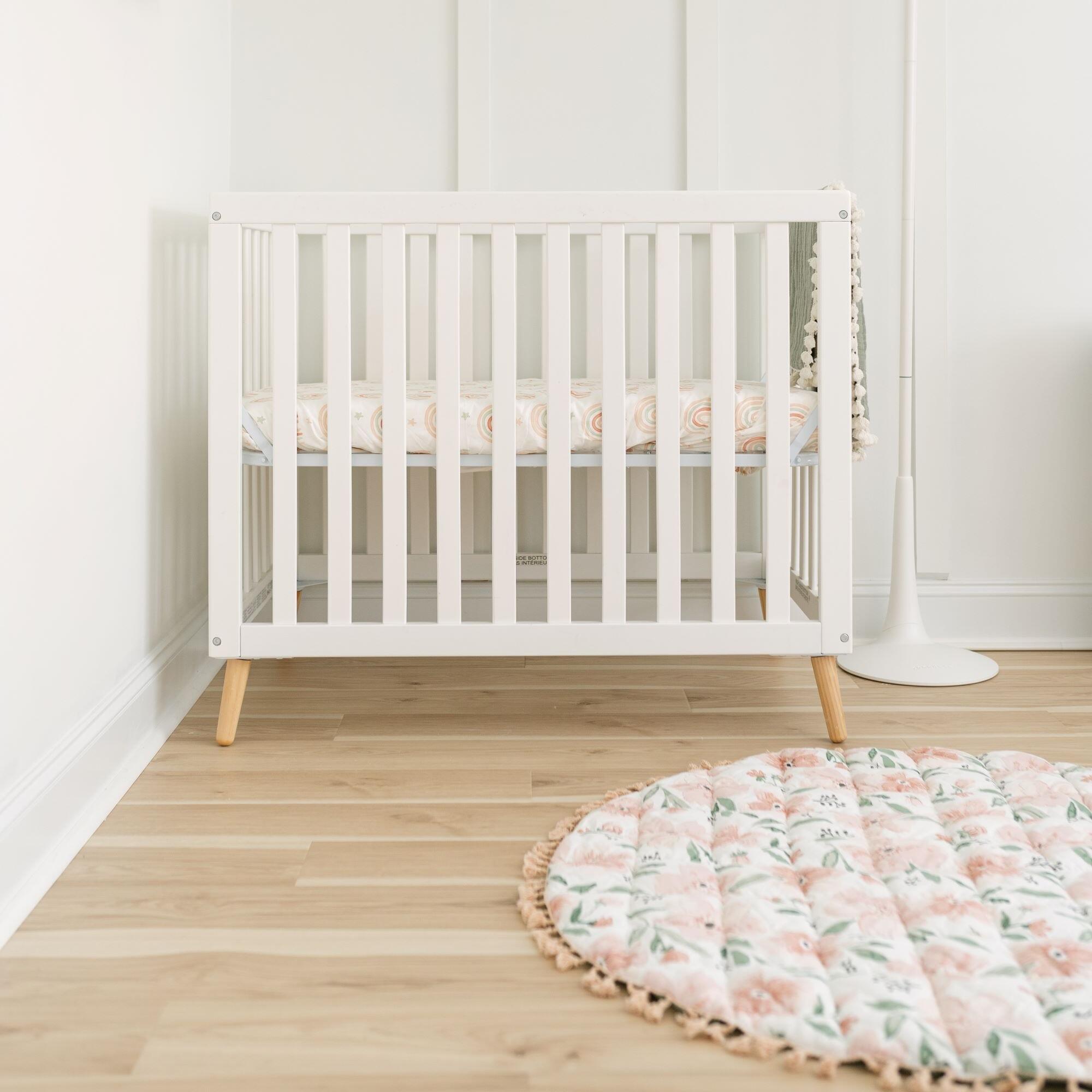 Crane Baby Parker Rainbow Crib Sheet, , large