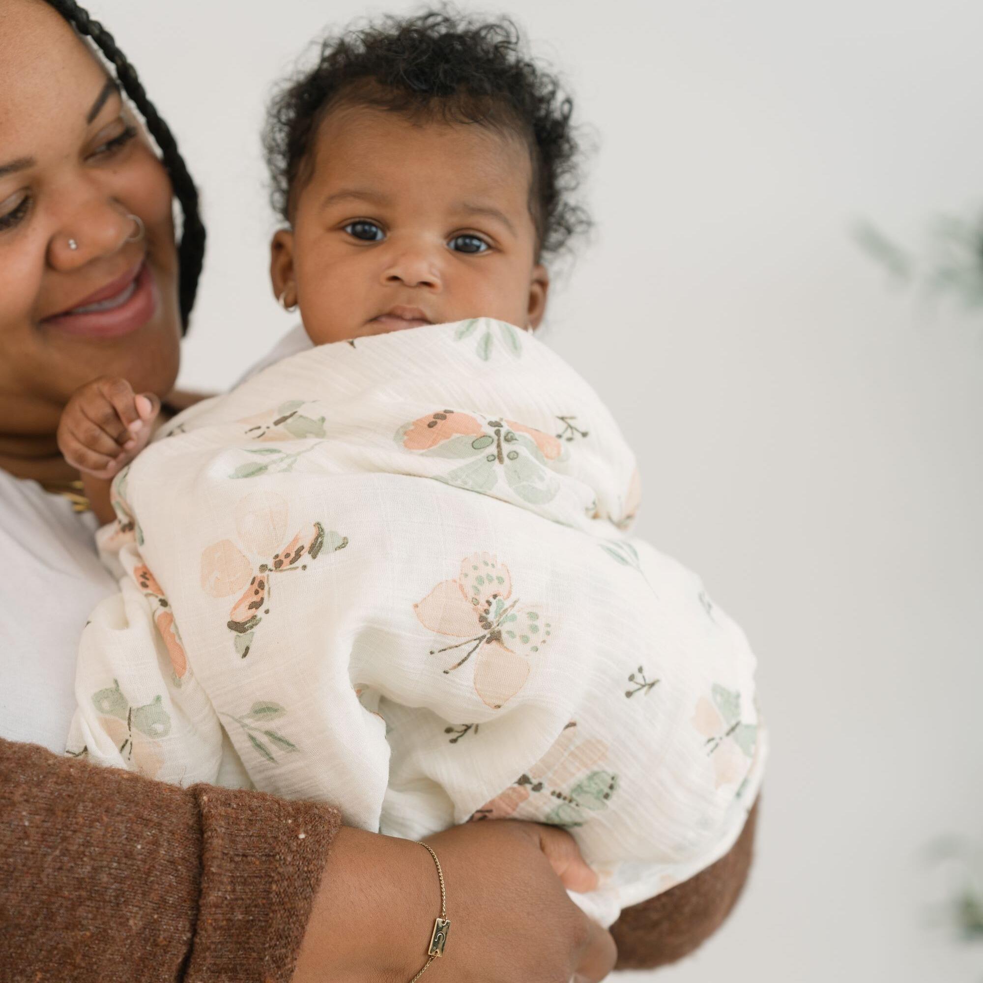 Crane Baby Parker Swaddle Blanket (Set of 2), , rollover