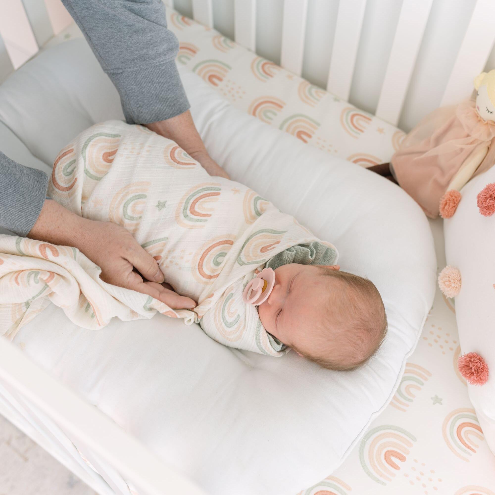 Crane Baby Parker Swaddle Blanket (Set of 2), , large