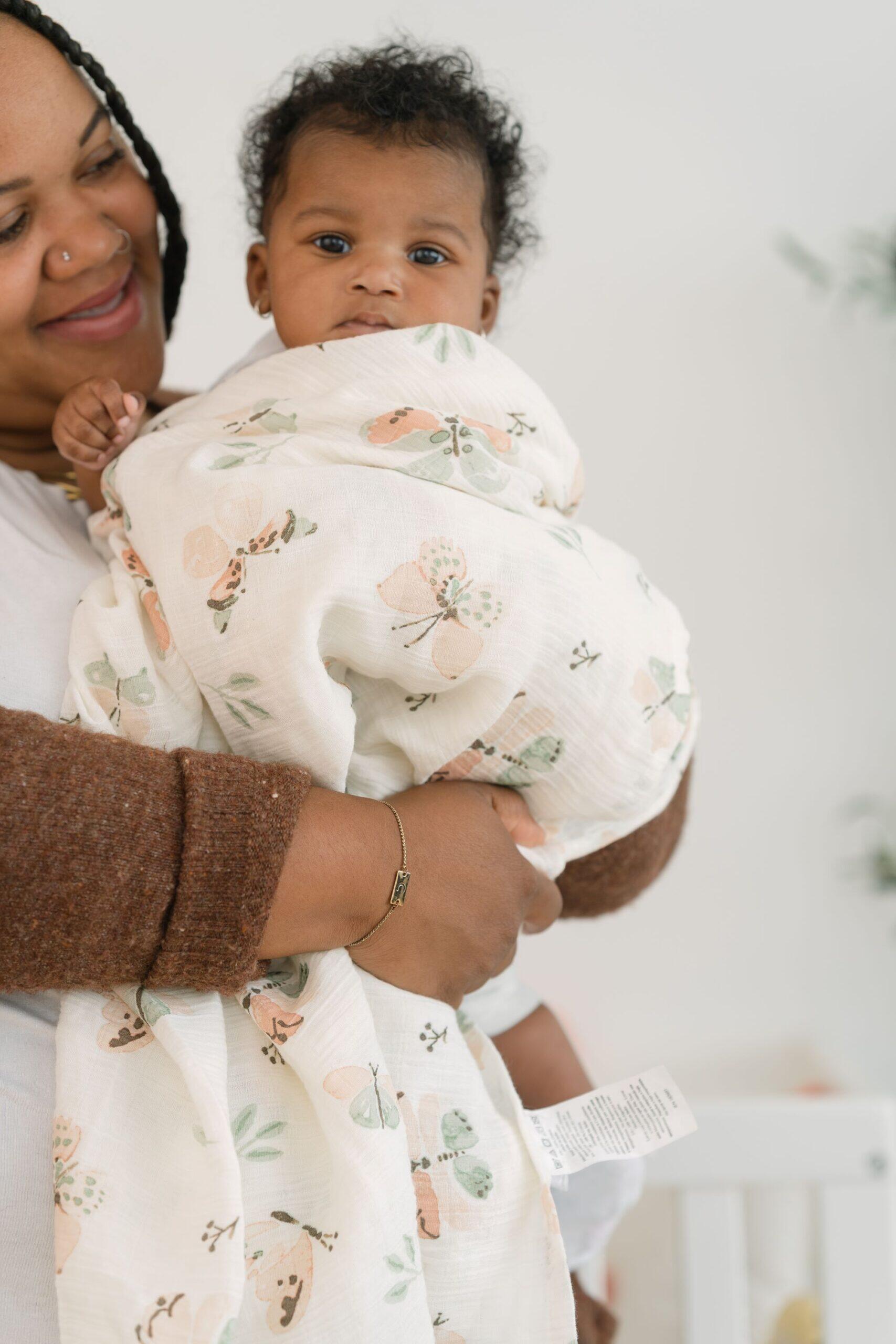 Crane Baby Parker Swaddle Blanket (Set of 2), , large