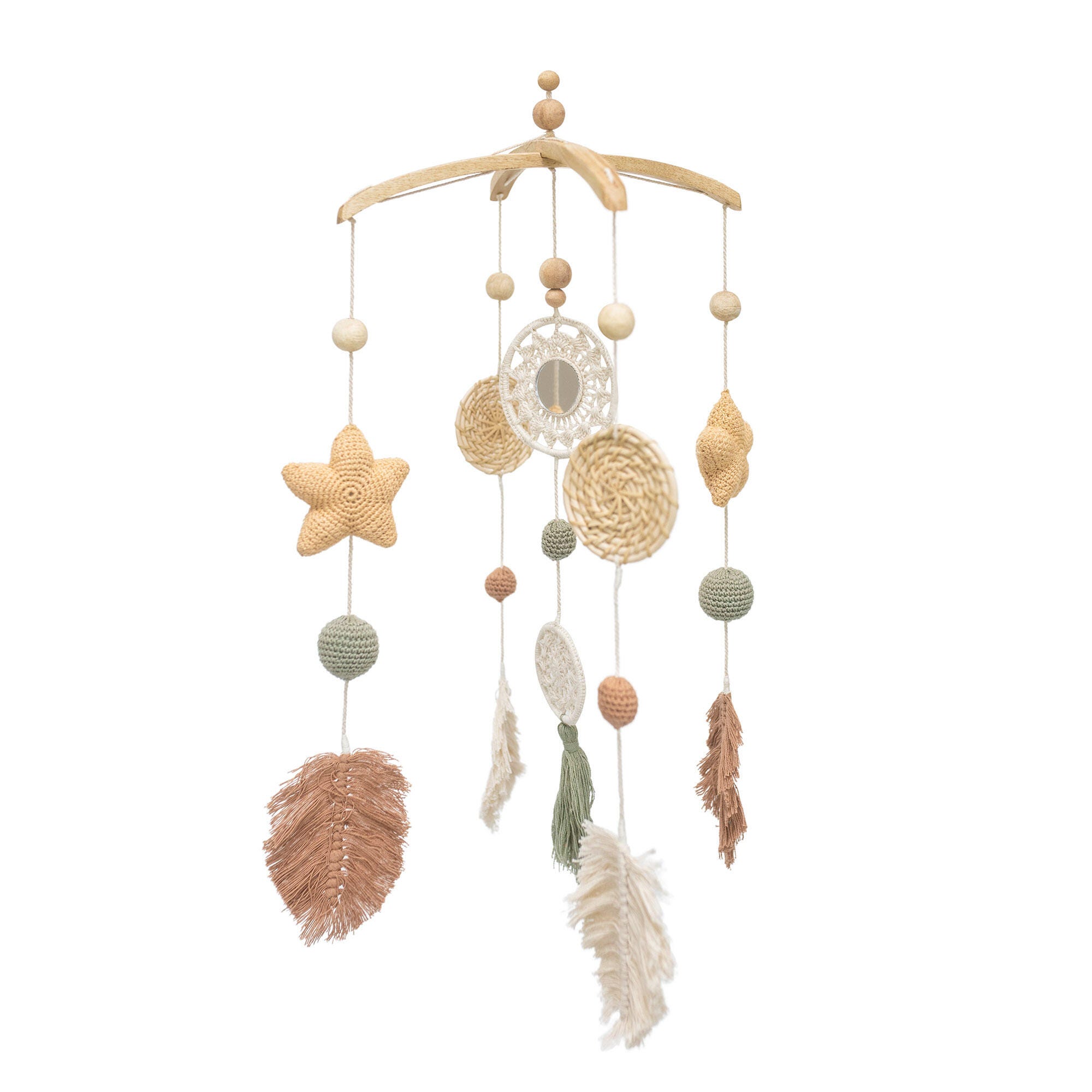 Crane Baby Willow Leaf Ceiling Hanging Decor, , large