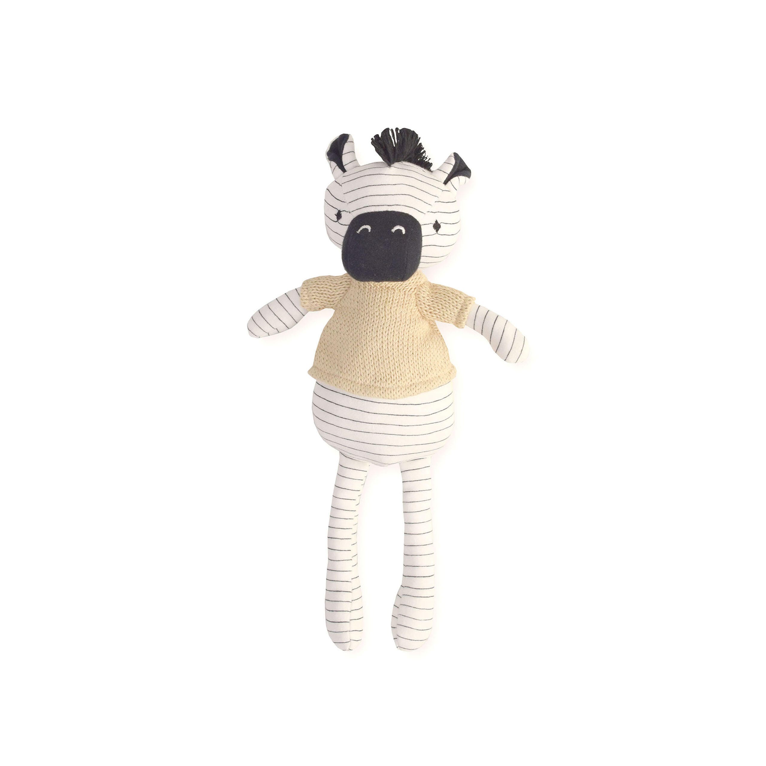 Crane Baby Zulu Zebra Kids Plush Toy, , large