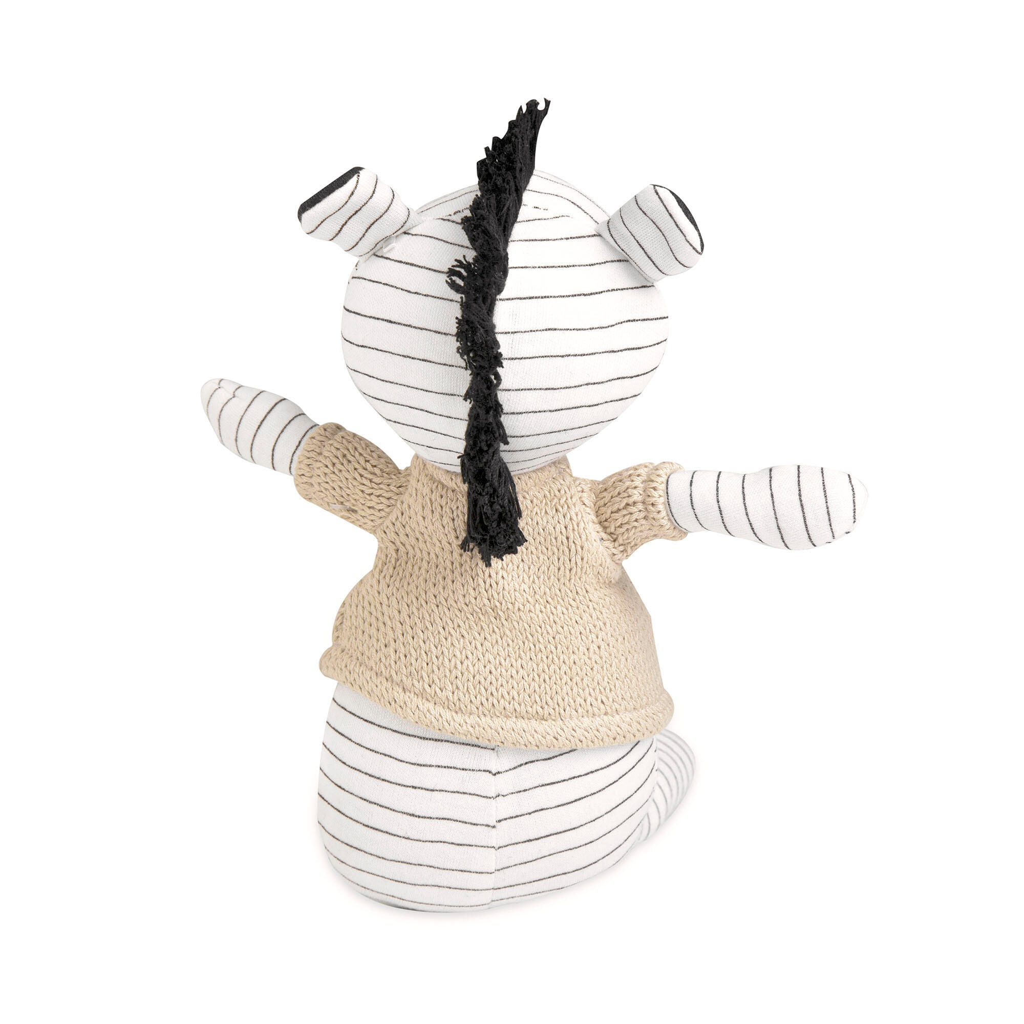 Crane Baby Zulu Zebra Kids Plush Toy, , large