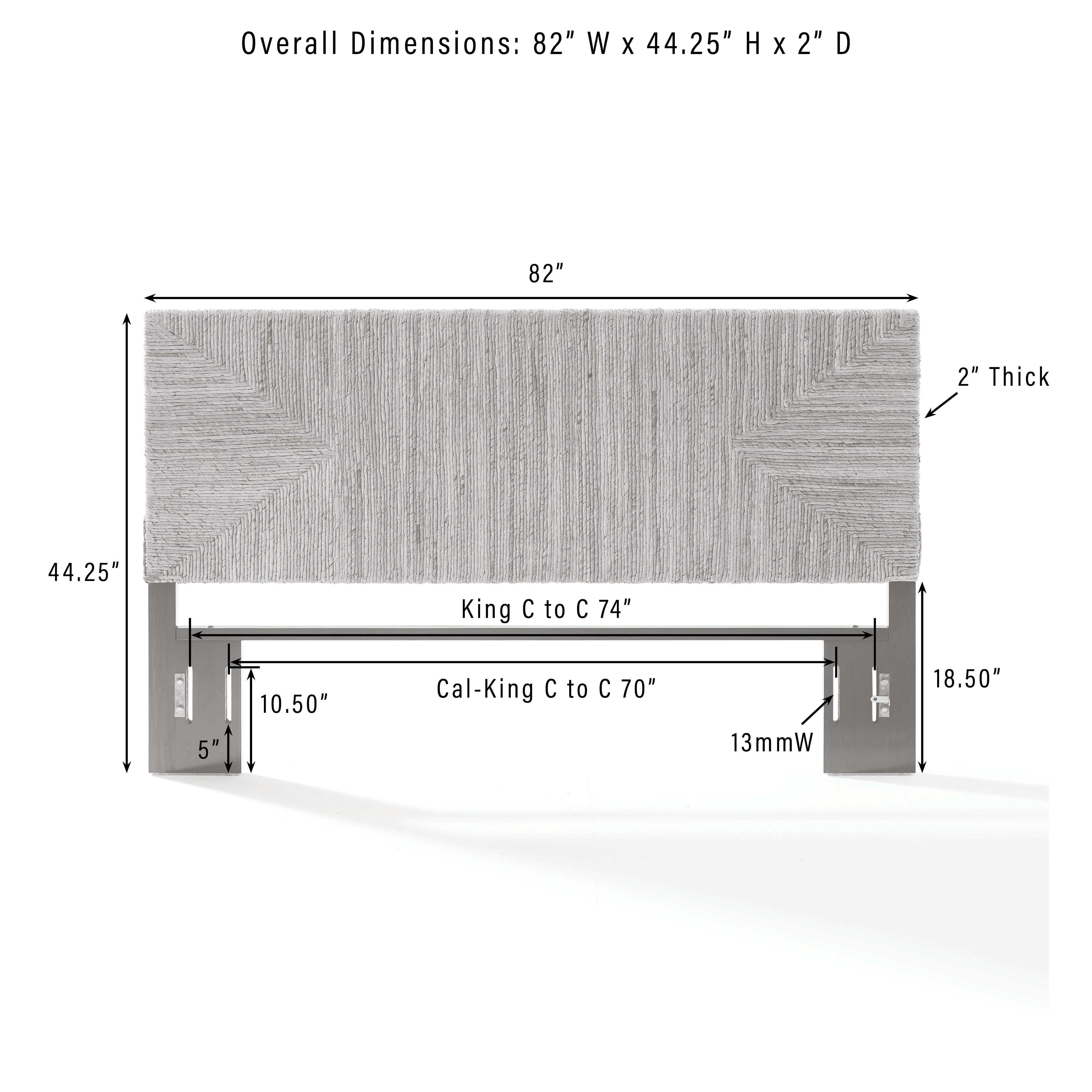 Crosley Furniture Marella King Panel Headboard, Banana Leaf, large