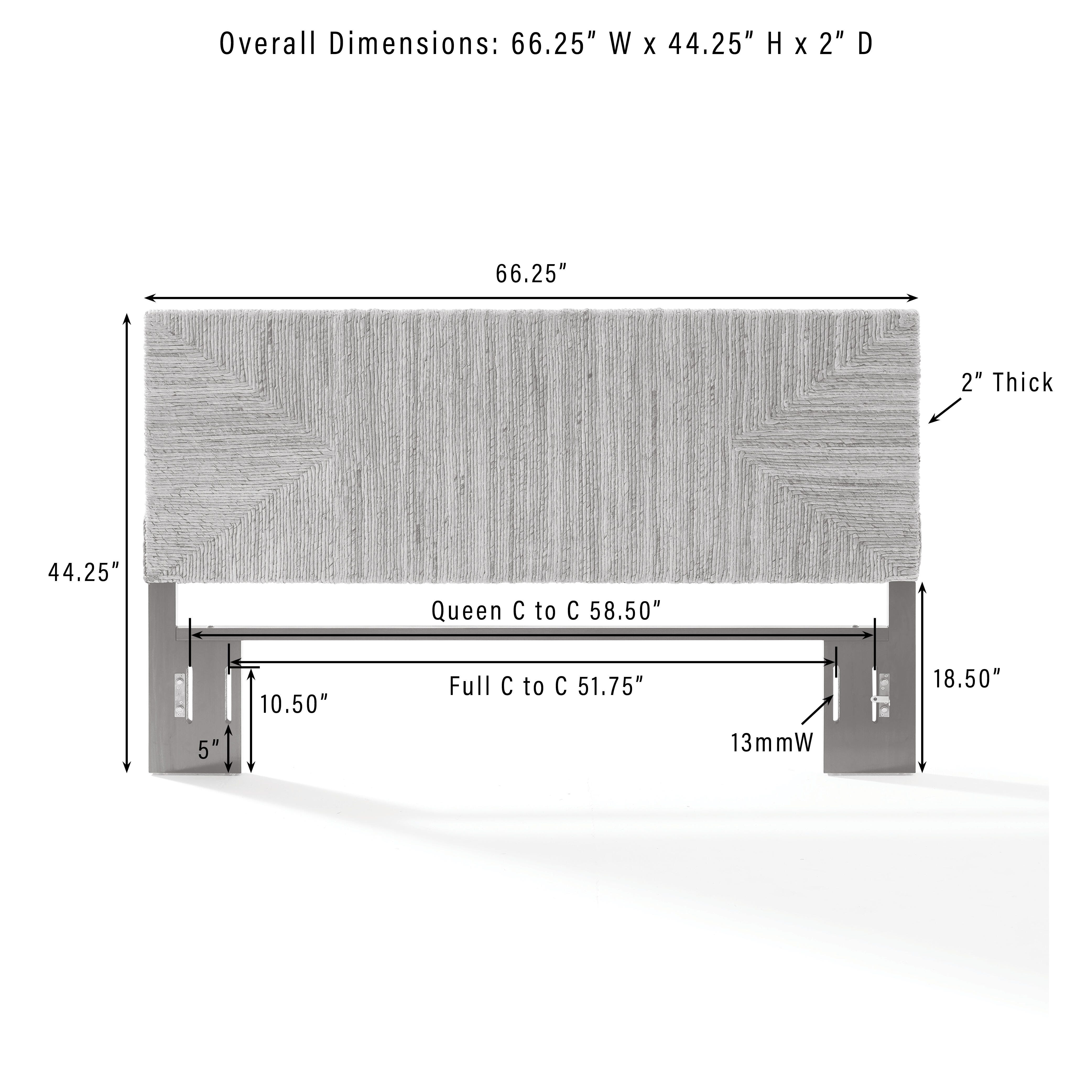 Crosley Furniture Marella Queen Panel Headboard, Banana Leaf, large