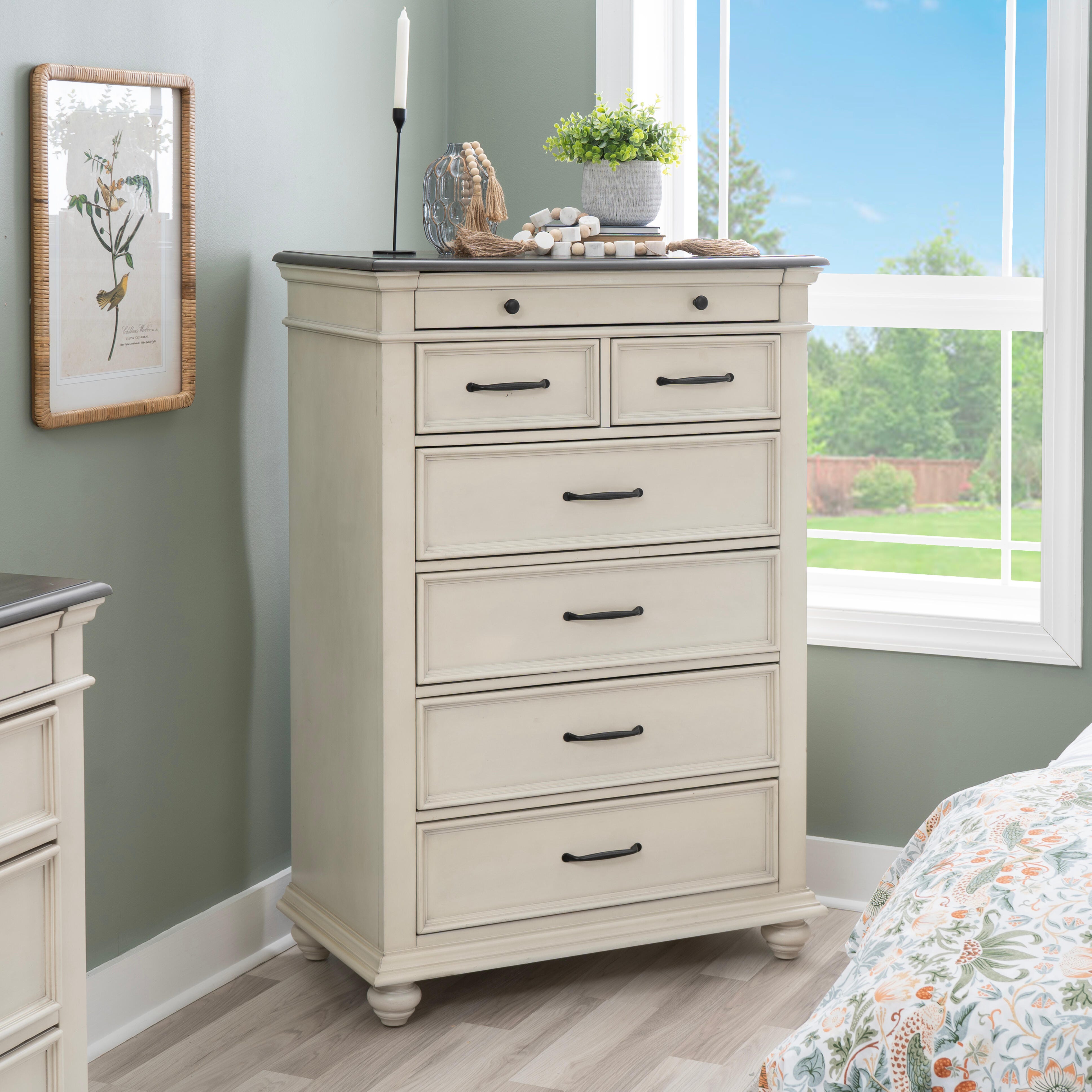 Linon Ellington 7 Drawer Chest of Drawers, , rollover
