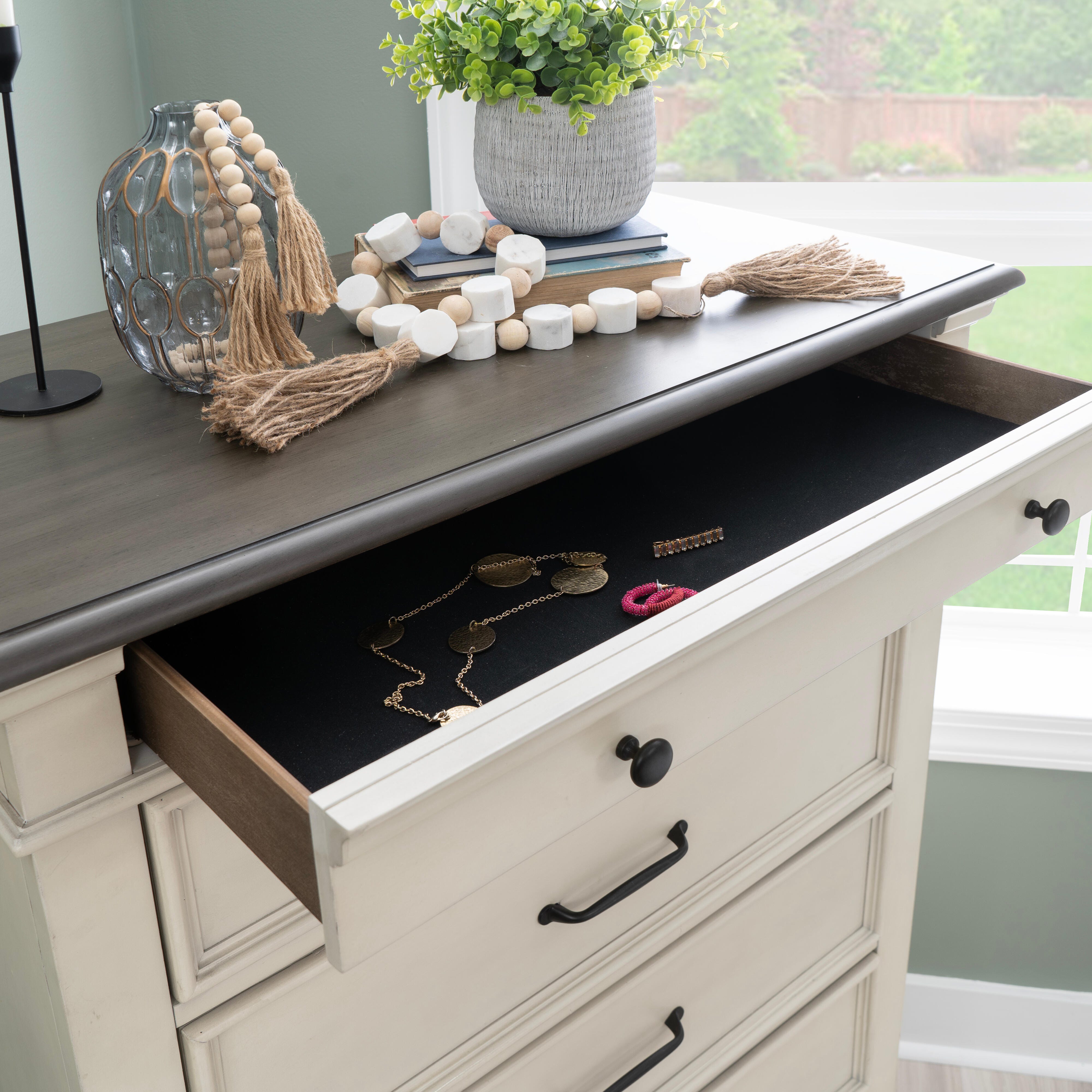 Linon Ellington 7 Drawer Chest of Drawers, , large