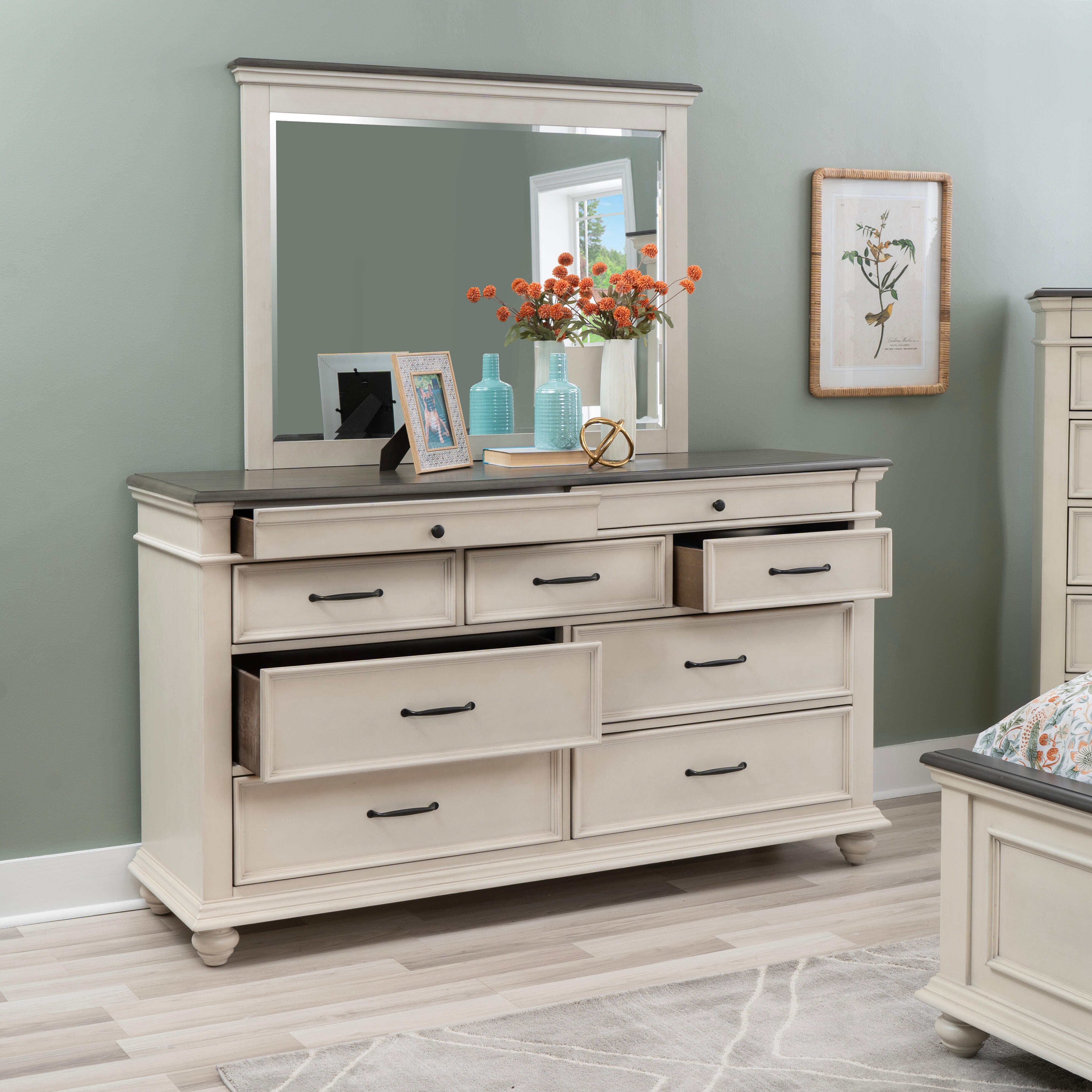 Linon Ellington 9 Drawer Dresser, , large