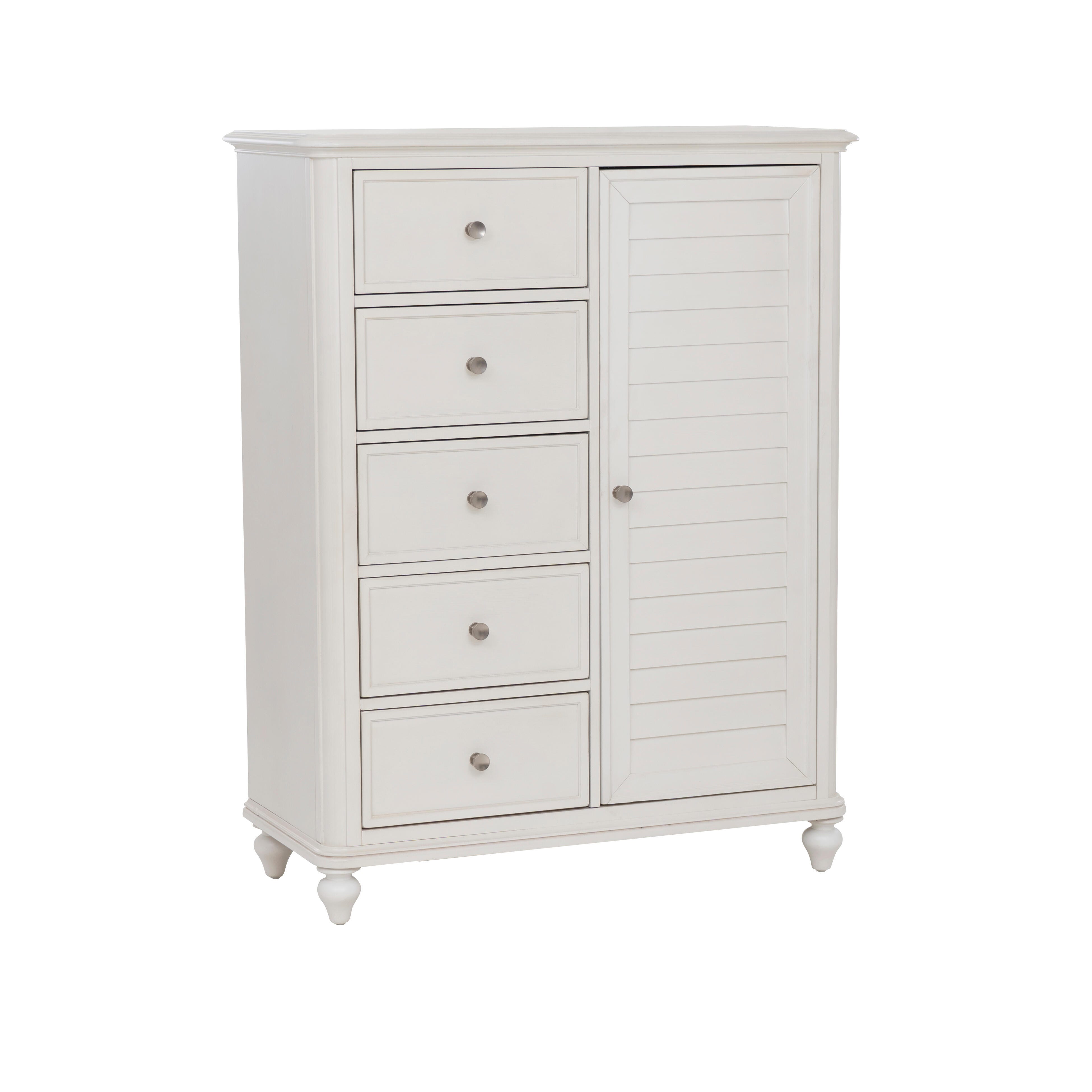 Linon Nori Solid 5 Drawer Chest of Drawers, , large