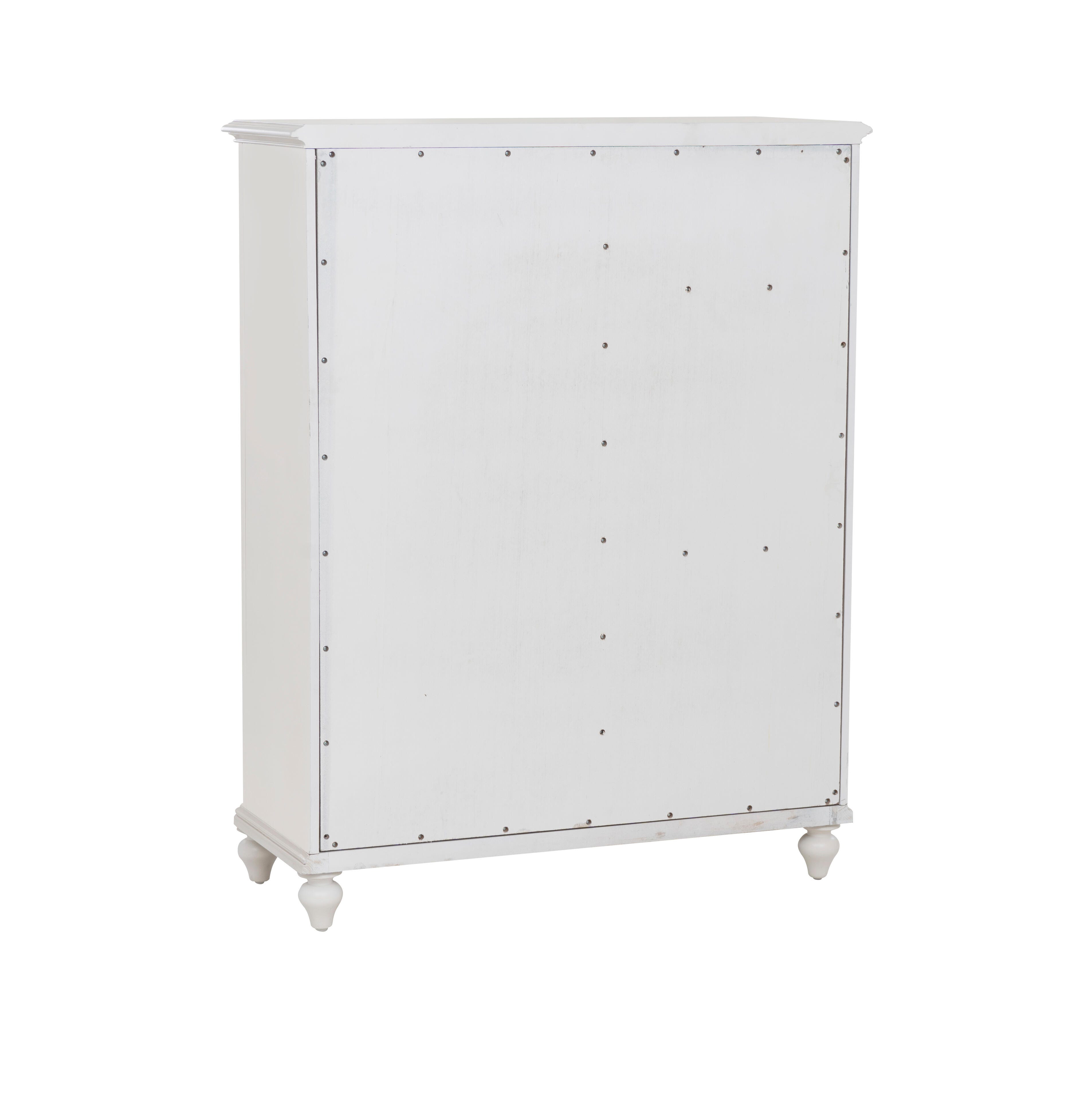 Linon Nori Solid 5 Drawer Chest of Drawers, , large